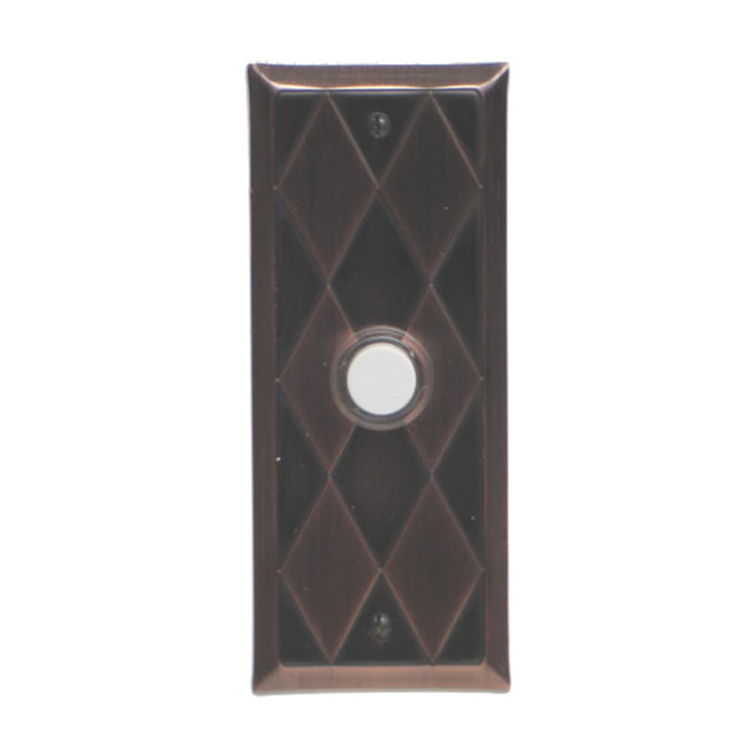 Diamond Doorbell - Solid Oil Rubbed Copper