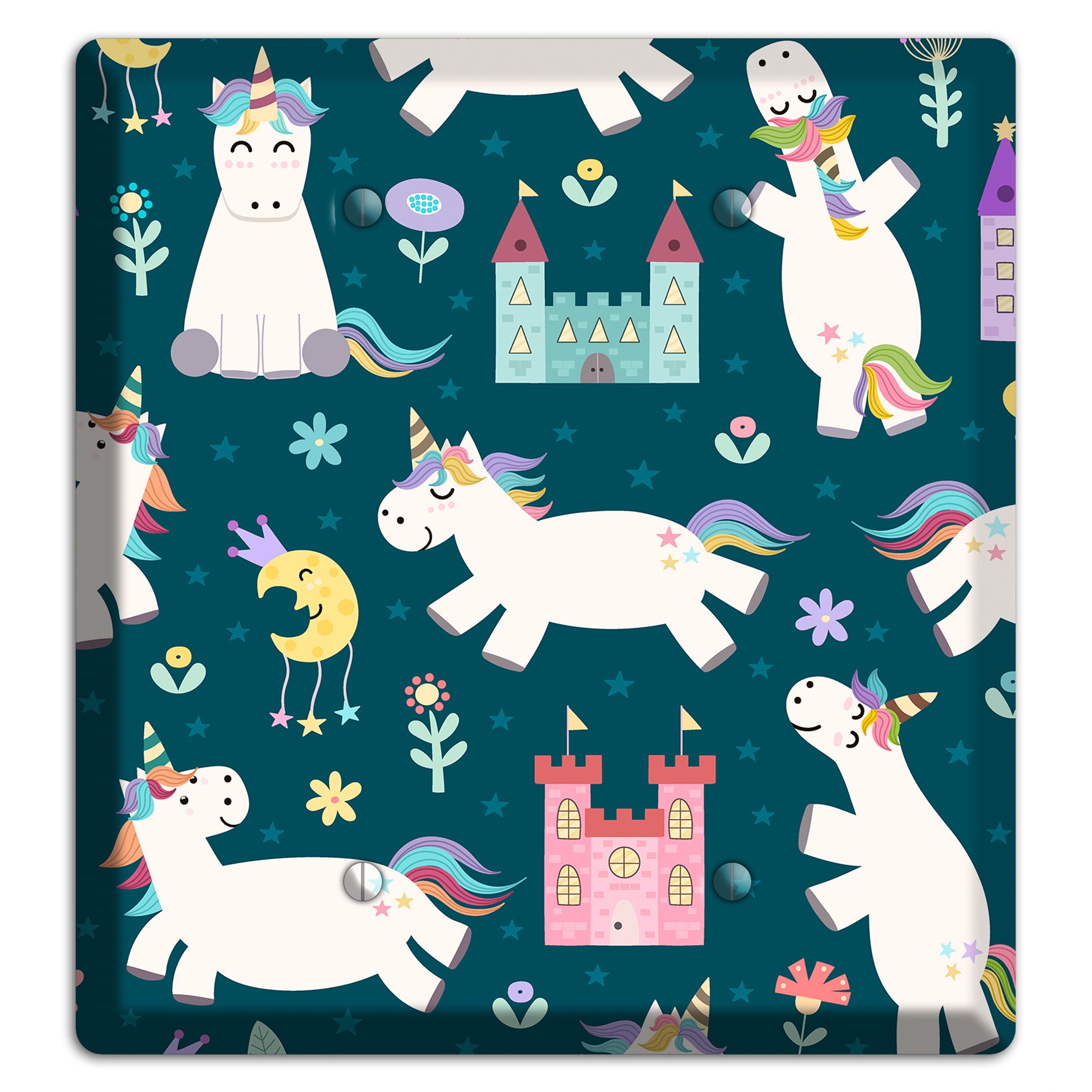 Unicorn Kingdom 2 Blank Wallplate