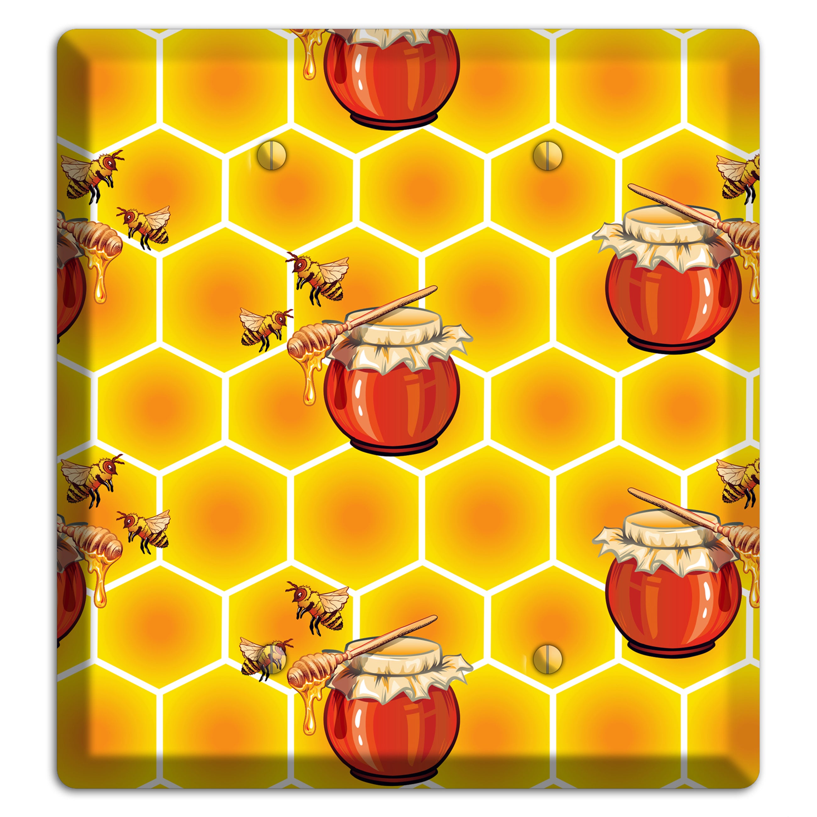 Harvest Season Repeating 2 Blank Wallplate