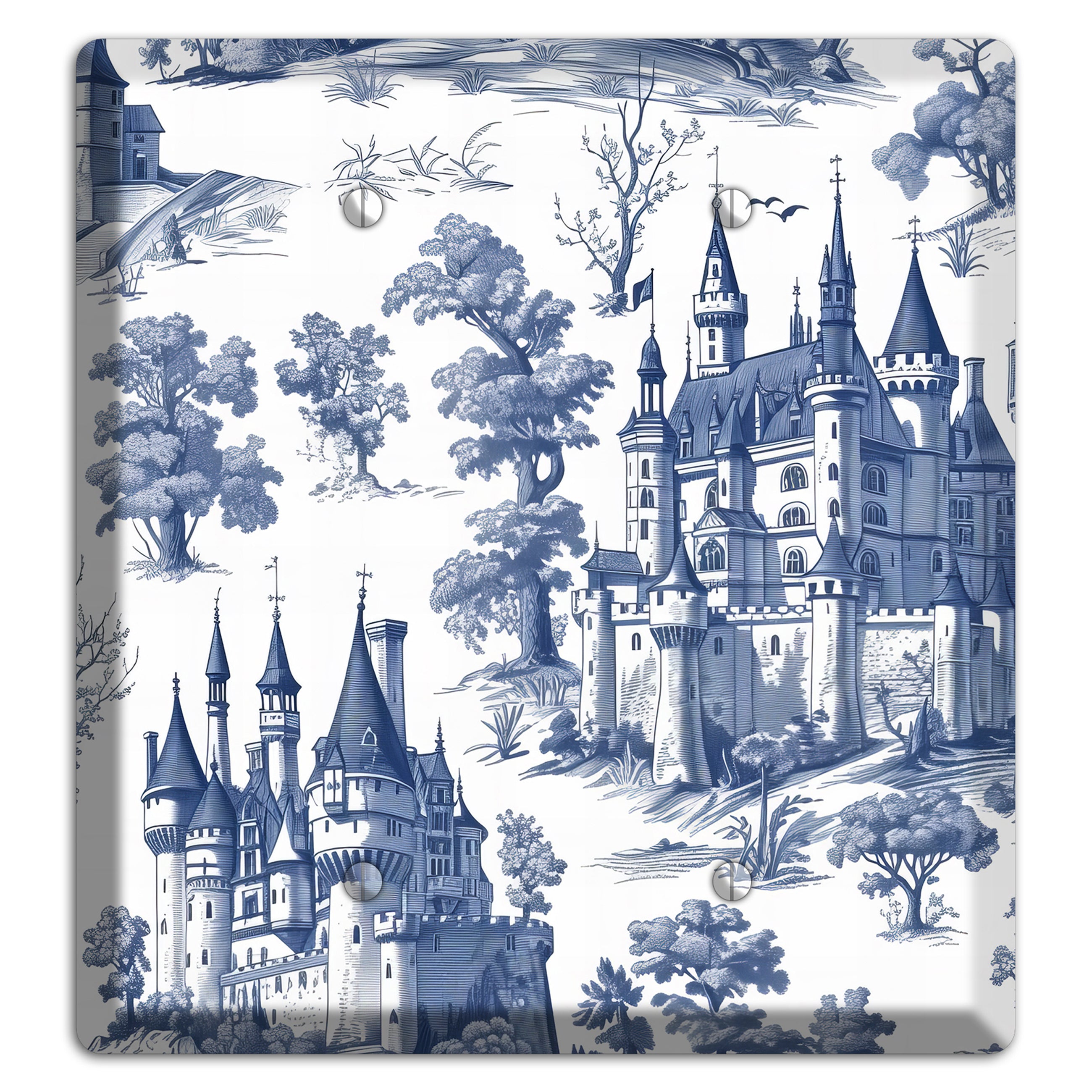 Fortress & Fog 2 Blank Wallplate