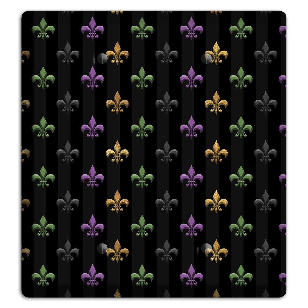 Midnight Fleur 2 Blank Wallplate