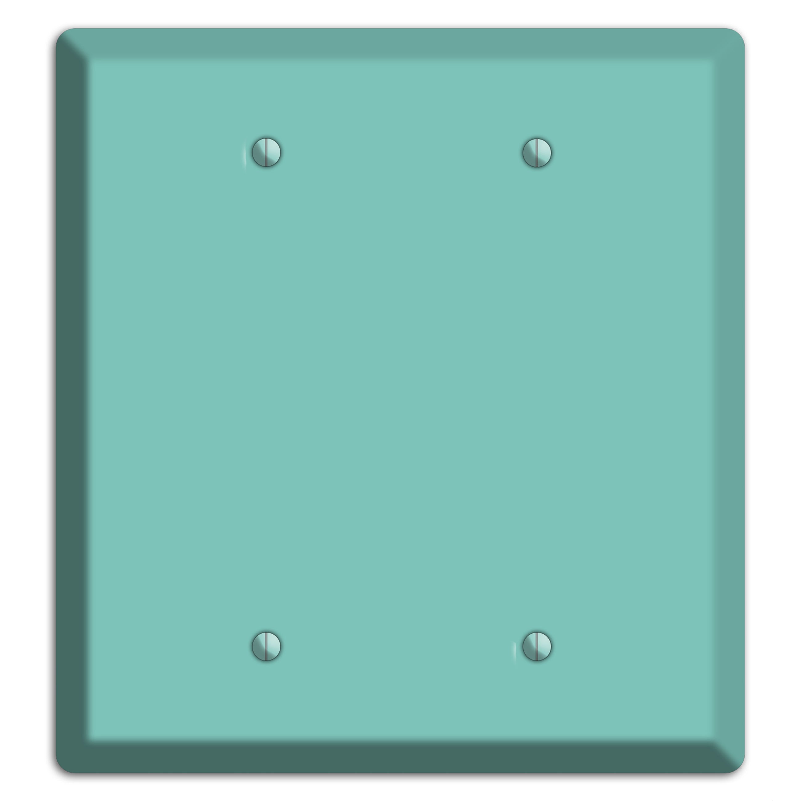 Baxter Seafoam 2 Blank Wallplate