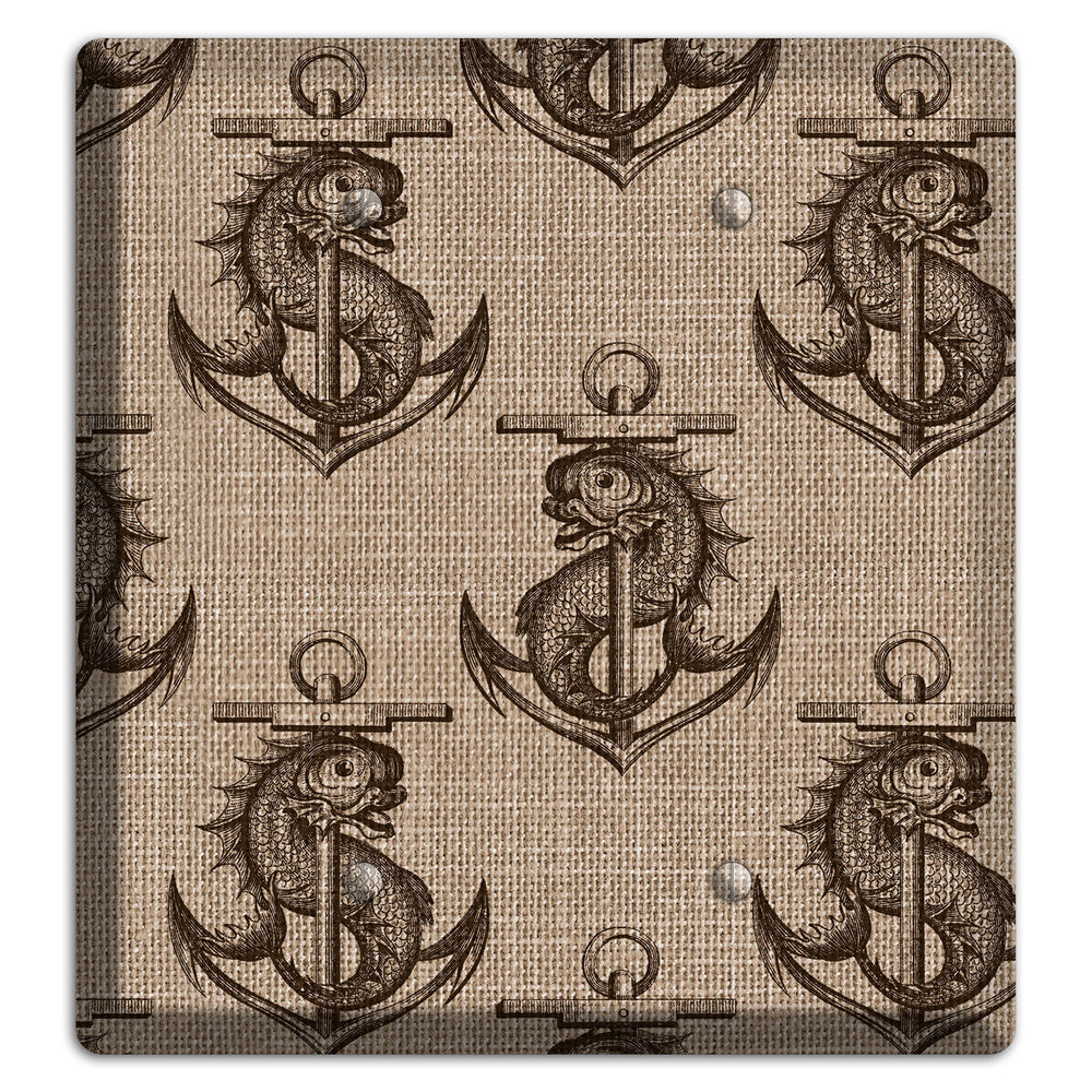 Anchor & Leviathan 2 Blank Wallplate
