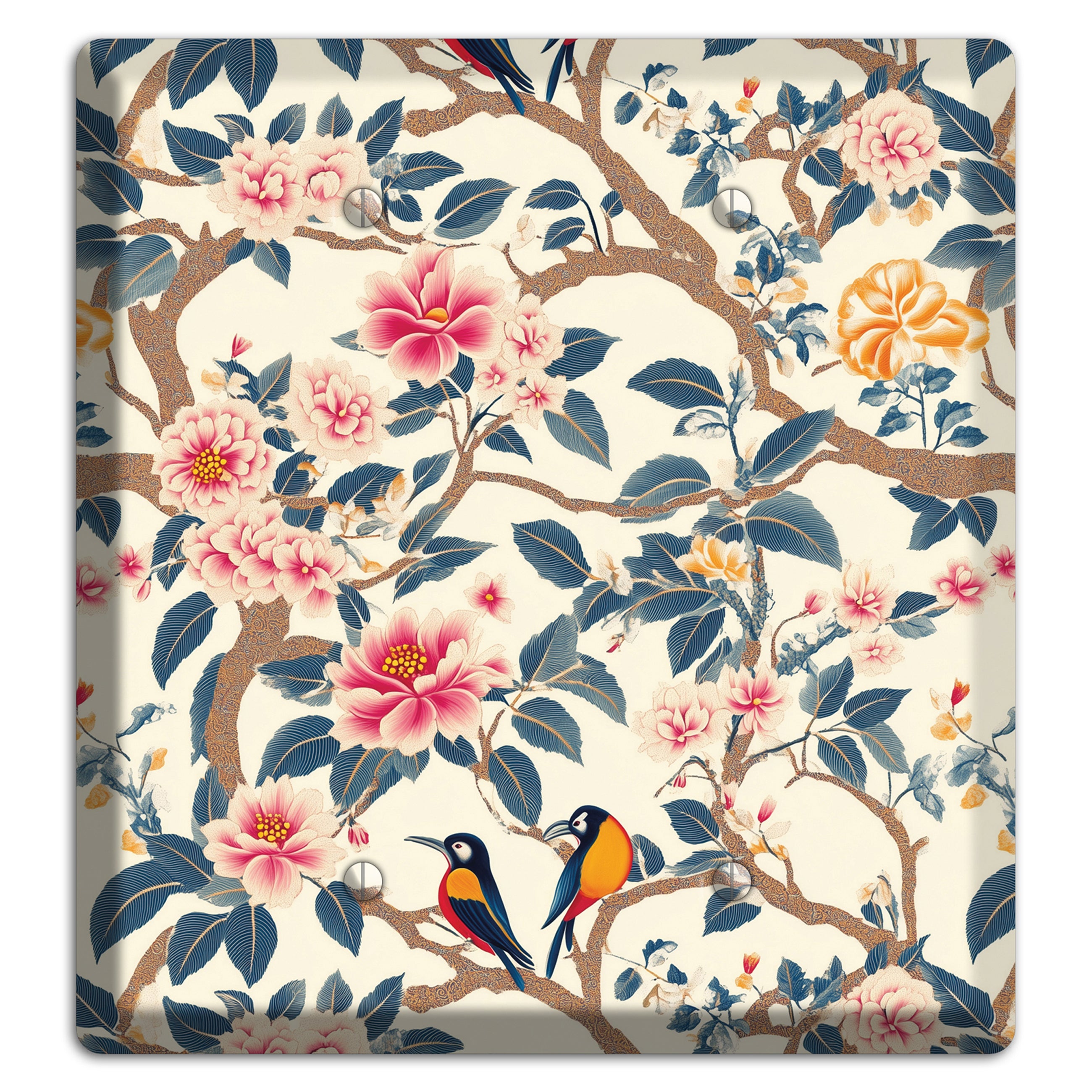 Blossom & Wing 2 Blank Wallplate