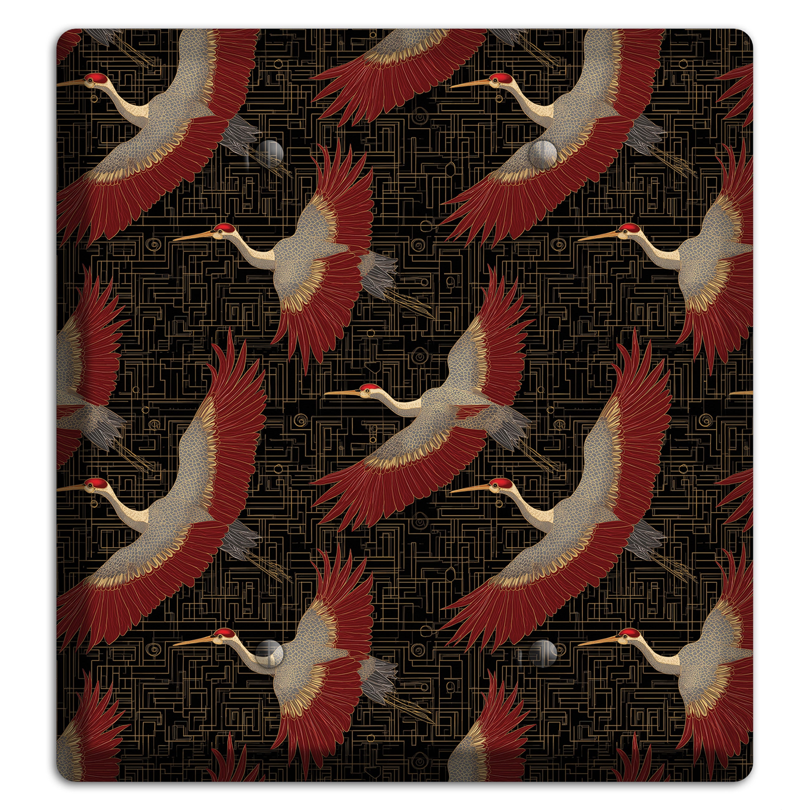 Scarlet Circuit Flight 2 Blank Wallplate