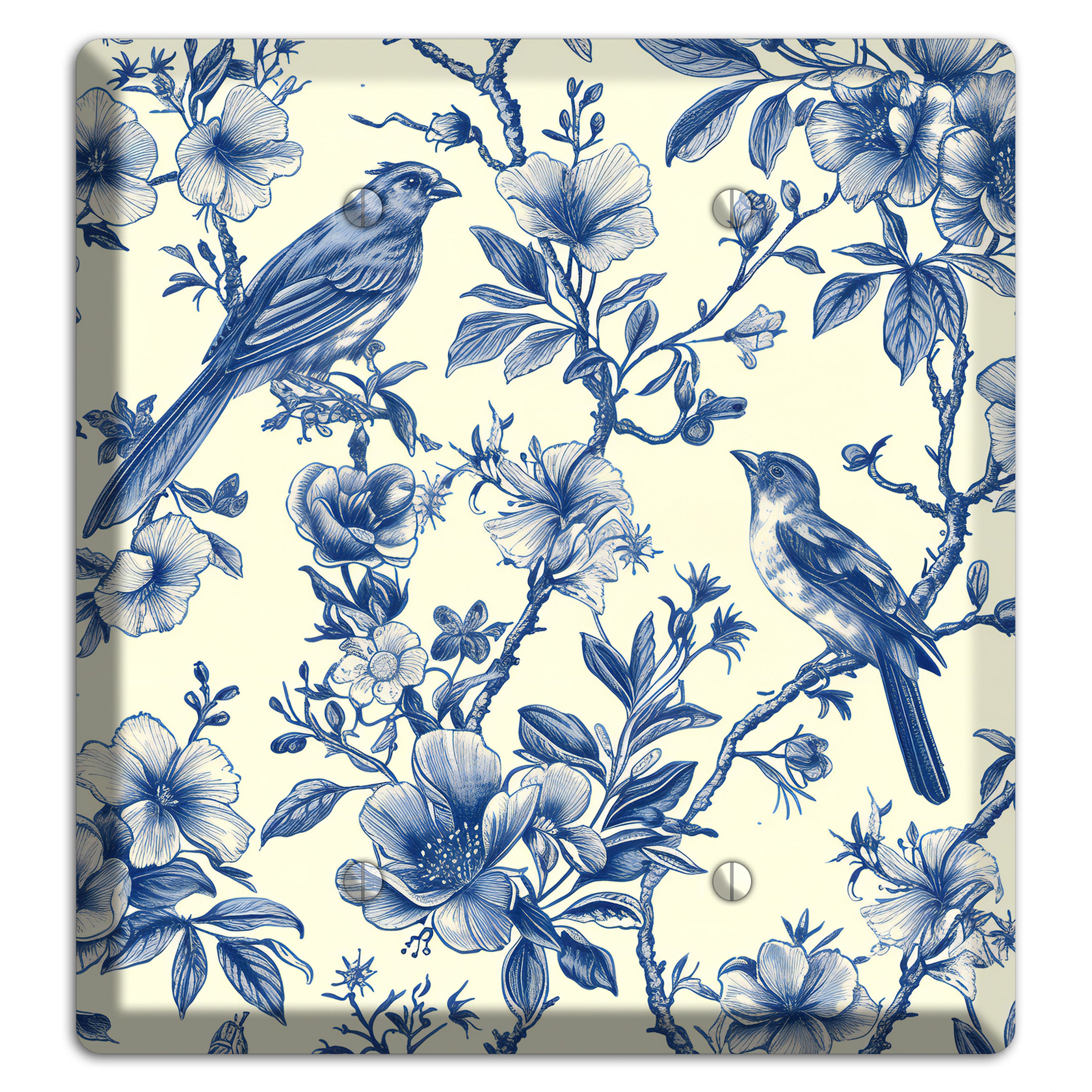 Porcelain Garden Song 2 Blank Wallplate