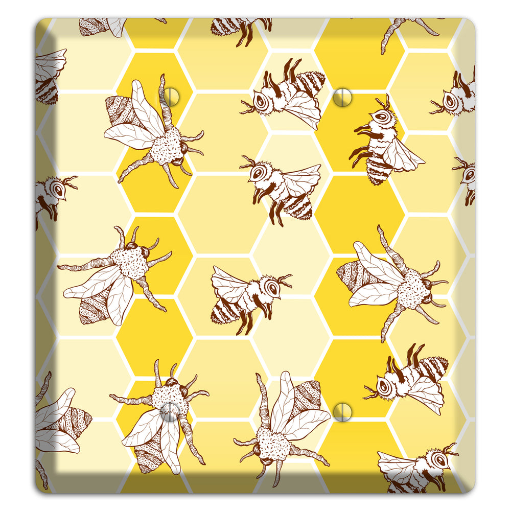 Hive & Wing 2 Blank Wallplate
