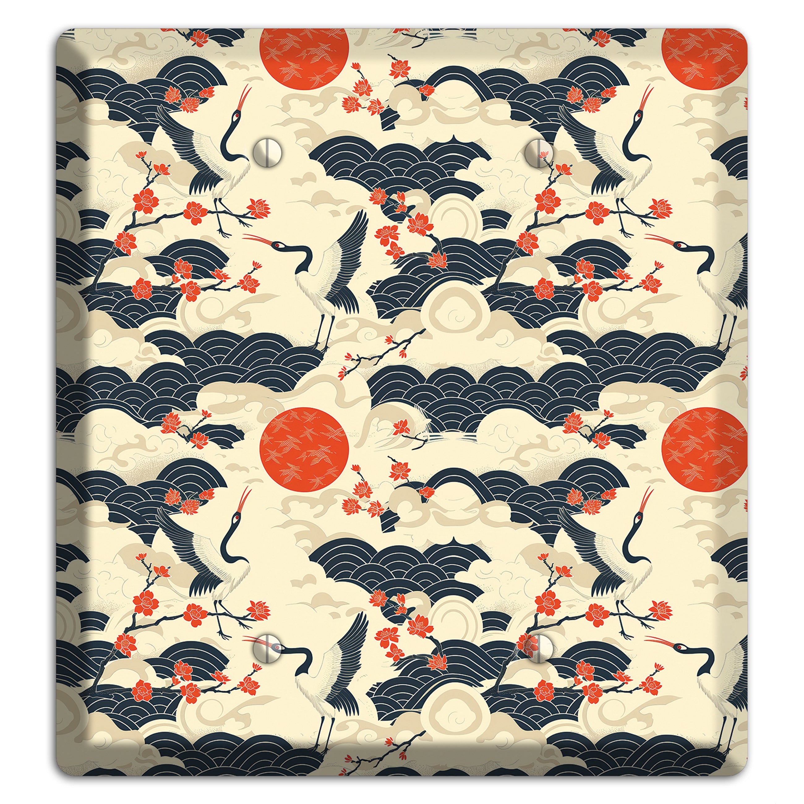 Crimson Sun Ascent 2 Blank Wallplate