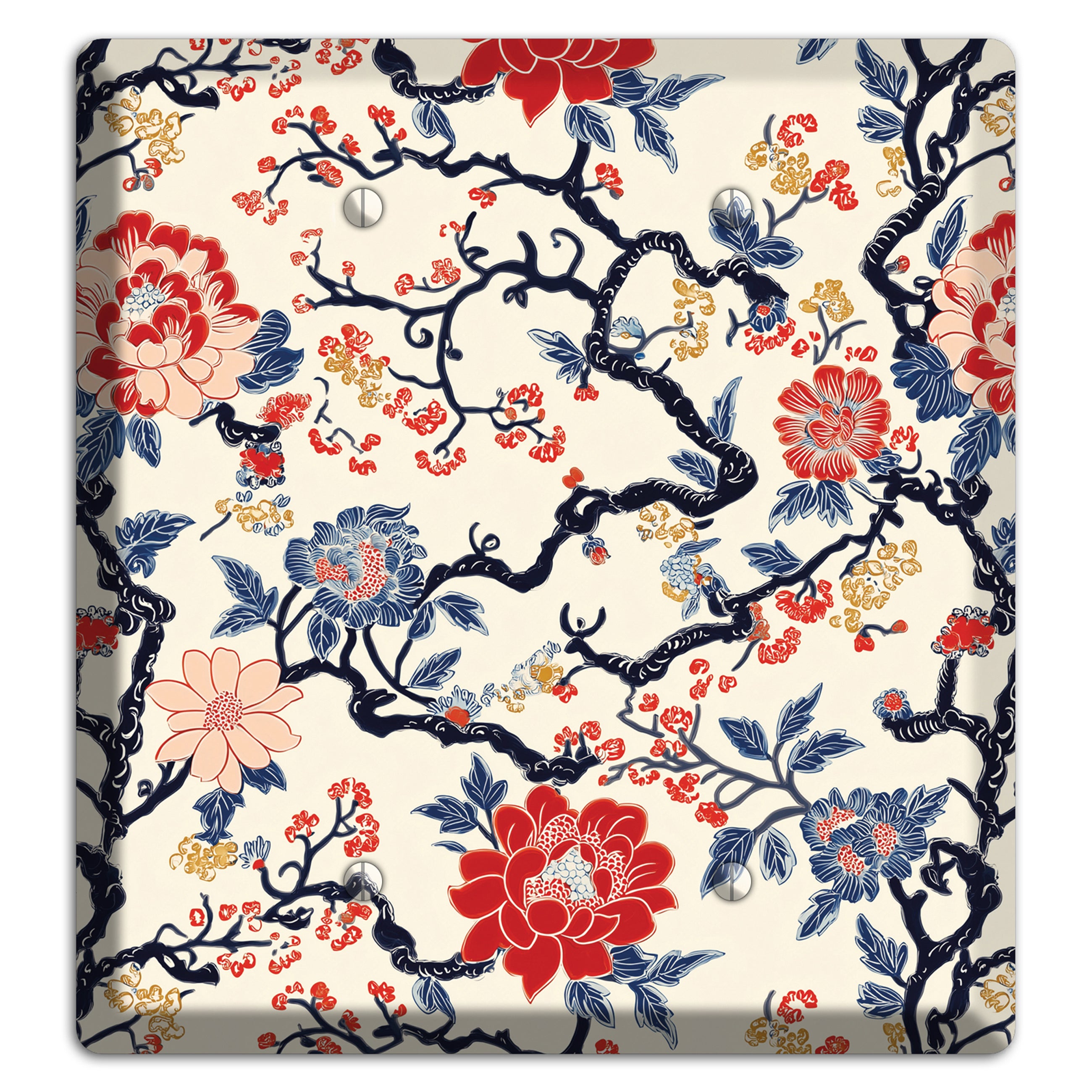 Crimson Branch Reverie 2 Blank Wallplate