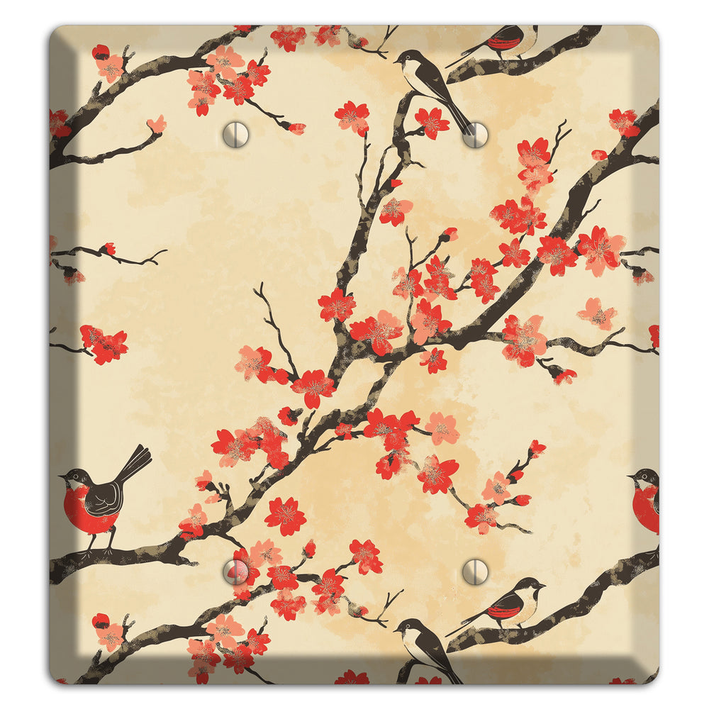 Blossom & Wing 2 Blank Wallplate