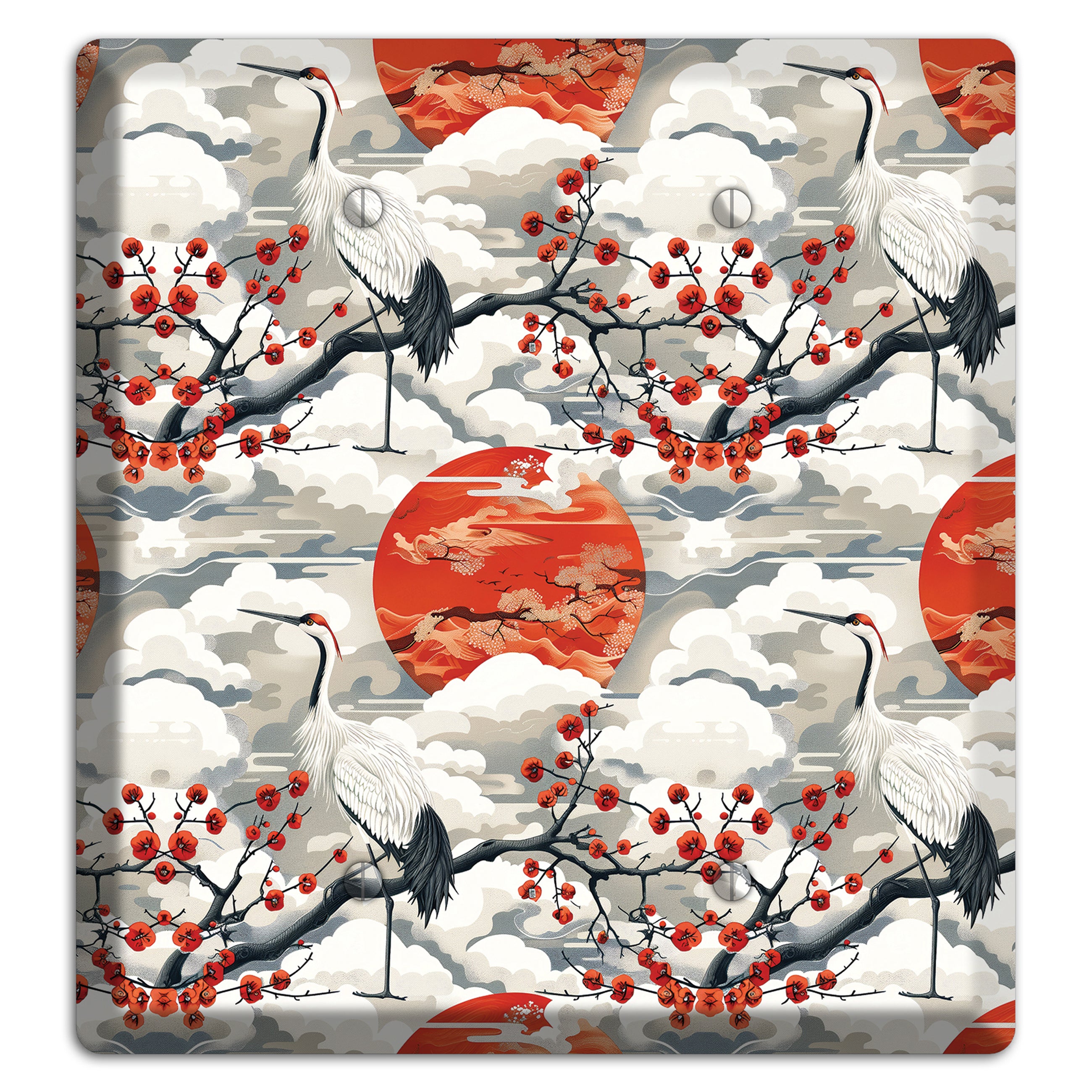 Vermillion Sun Rising 2 Blank Wallplate
