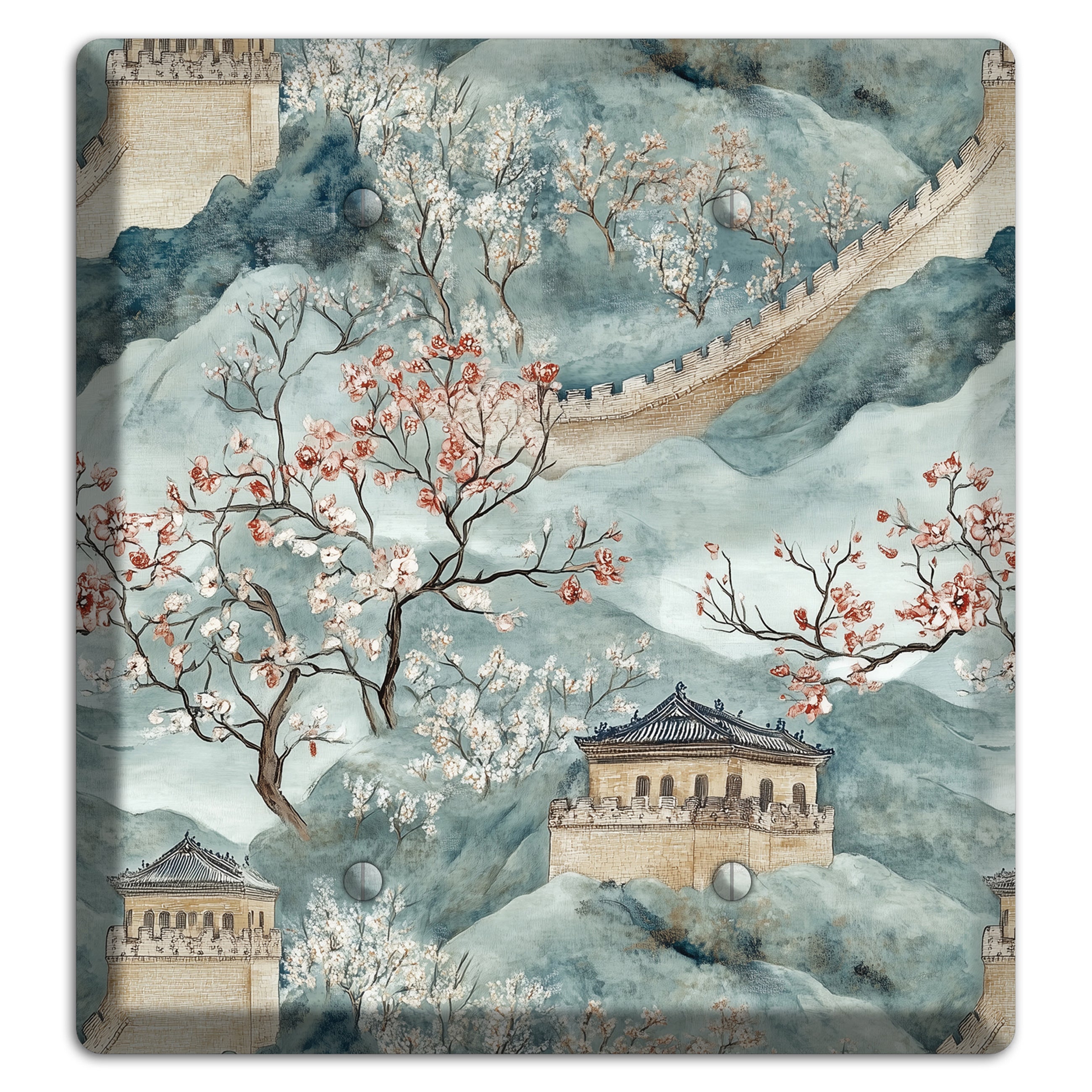 Rampart & Blossom 2 Blank Wallplate