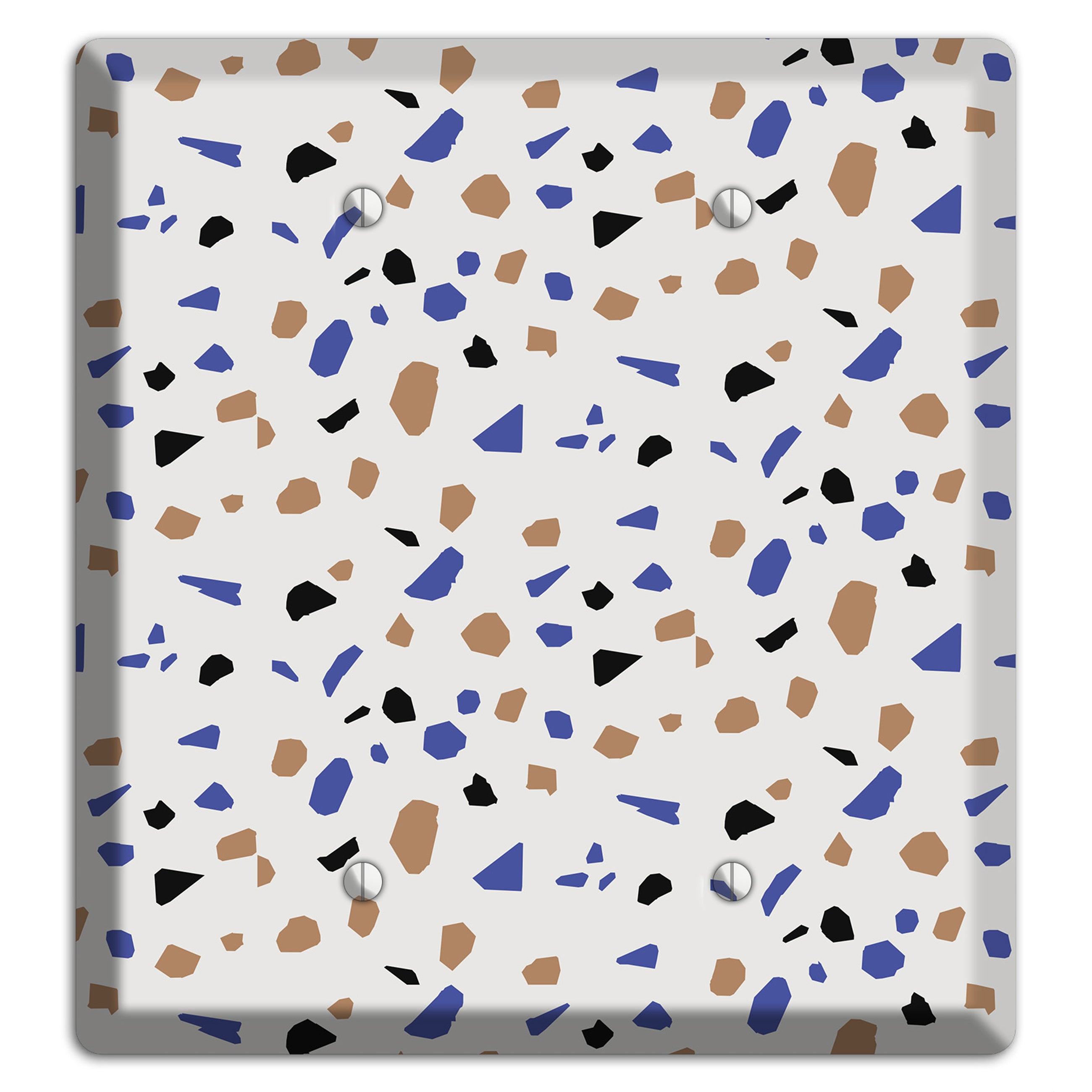Retro Pop Terrazzo 2 Blank Wallplate