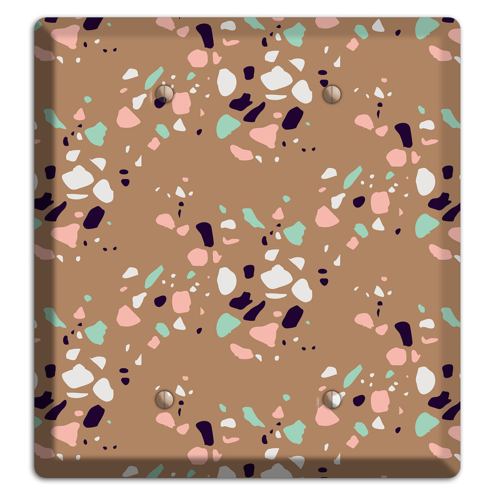 Clay Pebble Drop 2 Blank Wallplate