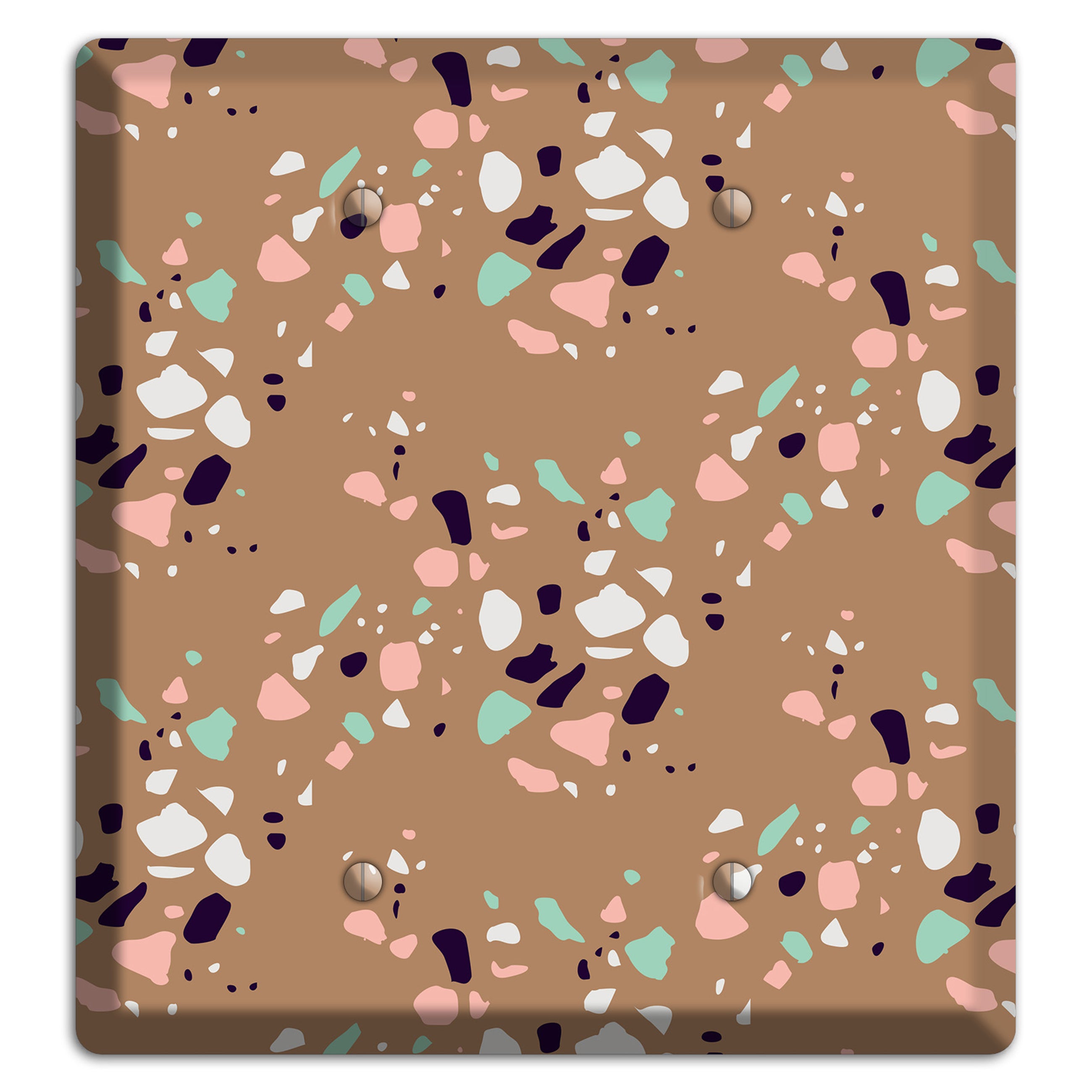 Clay Pebble Drop 2 Blank Wallplate