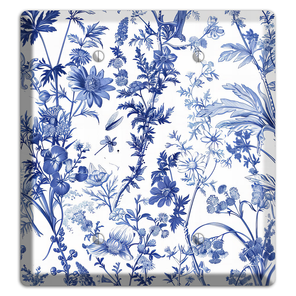 Wildflower Ink Study 2 Blank Wallplate