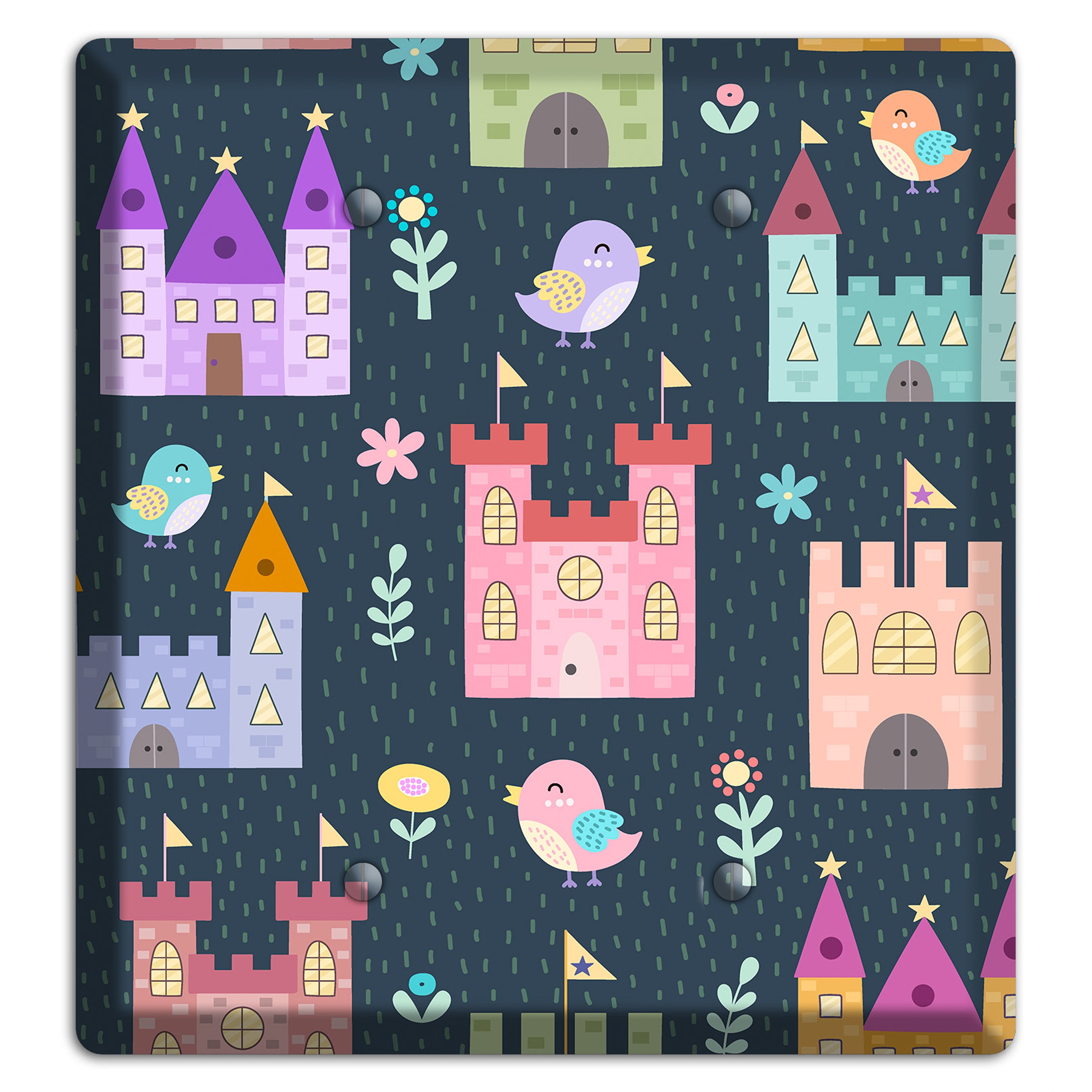 Castle Garden 2 Blank Wallplate