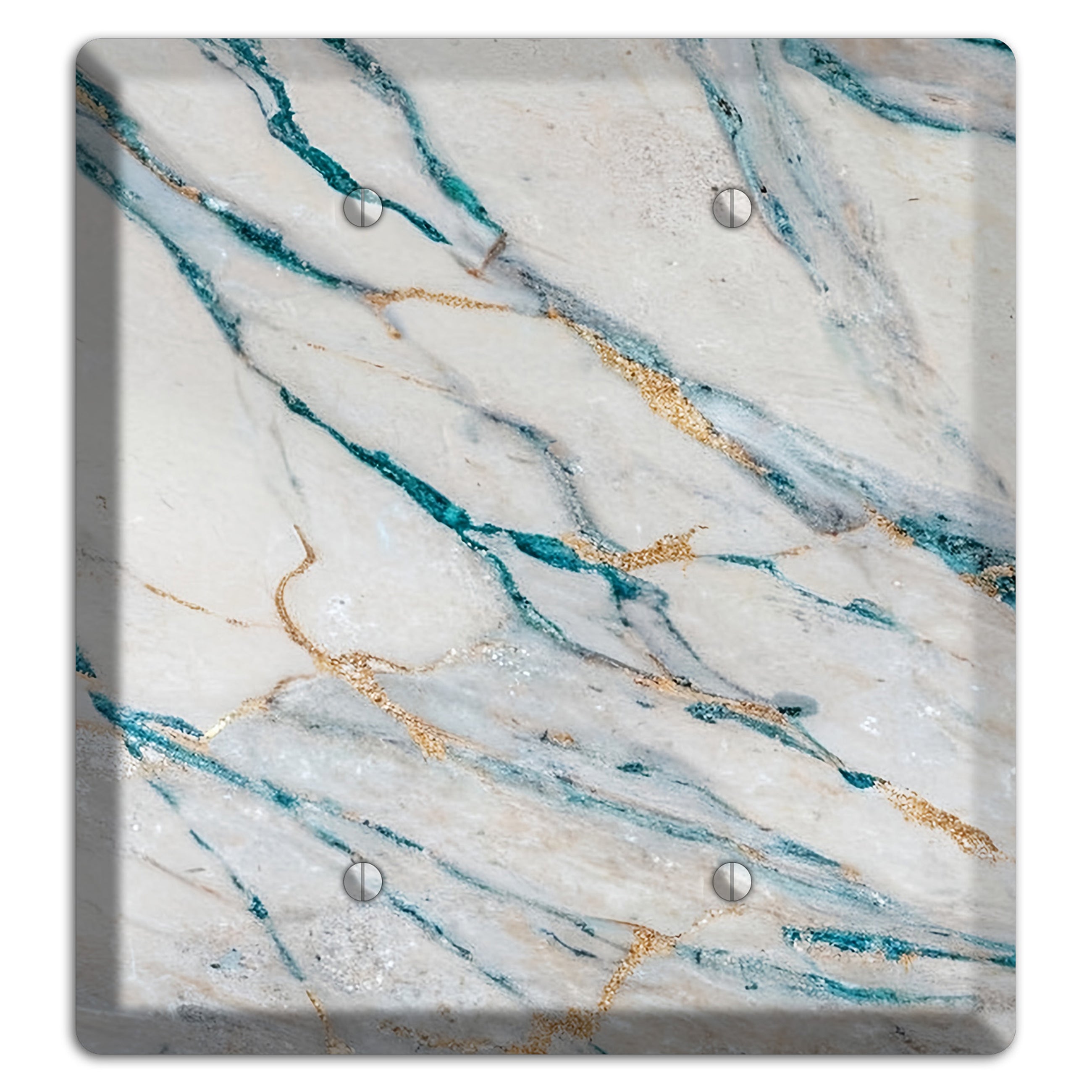 Bondi Blue Marble 2 Blank Wallplate