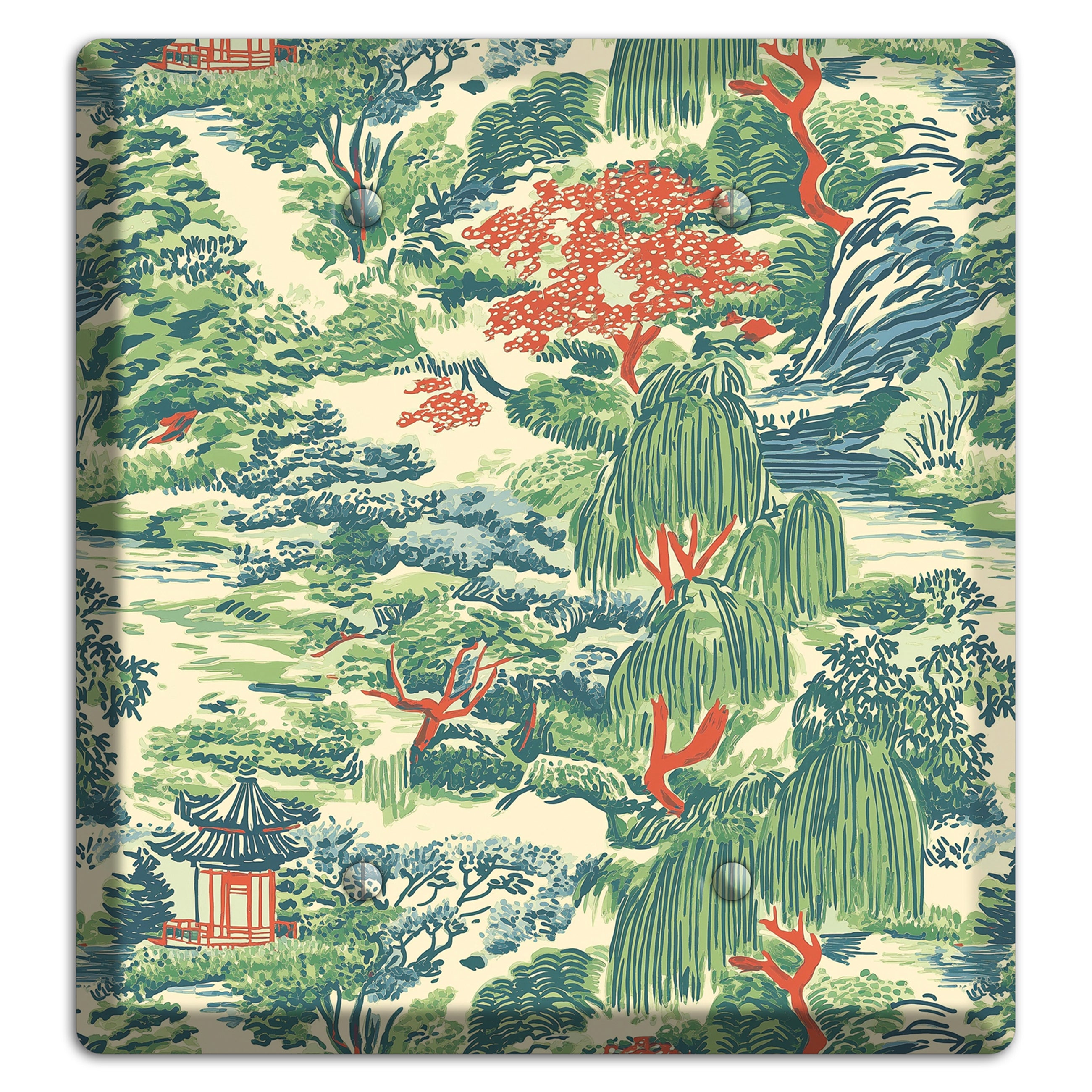 Pavilion & Willow 2 Blank Wallplate