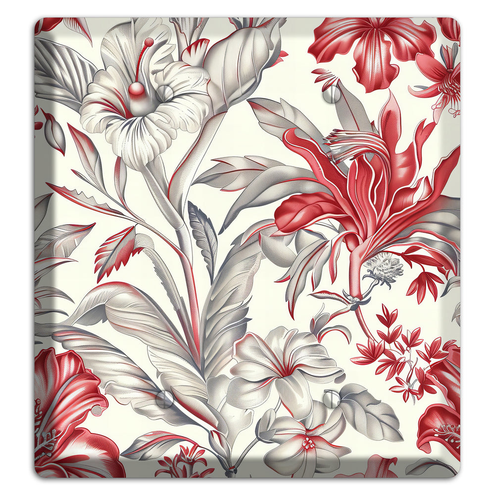 Crimson Botanica 2 Blank Wallplate