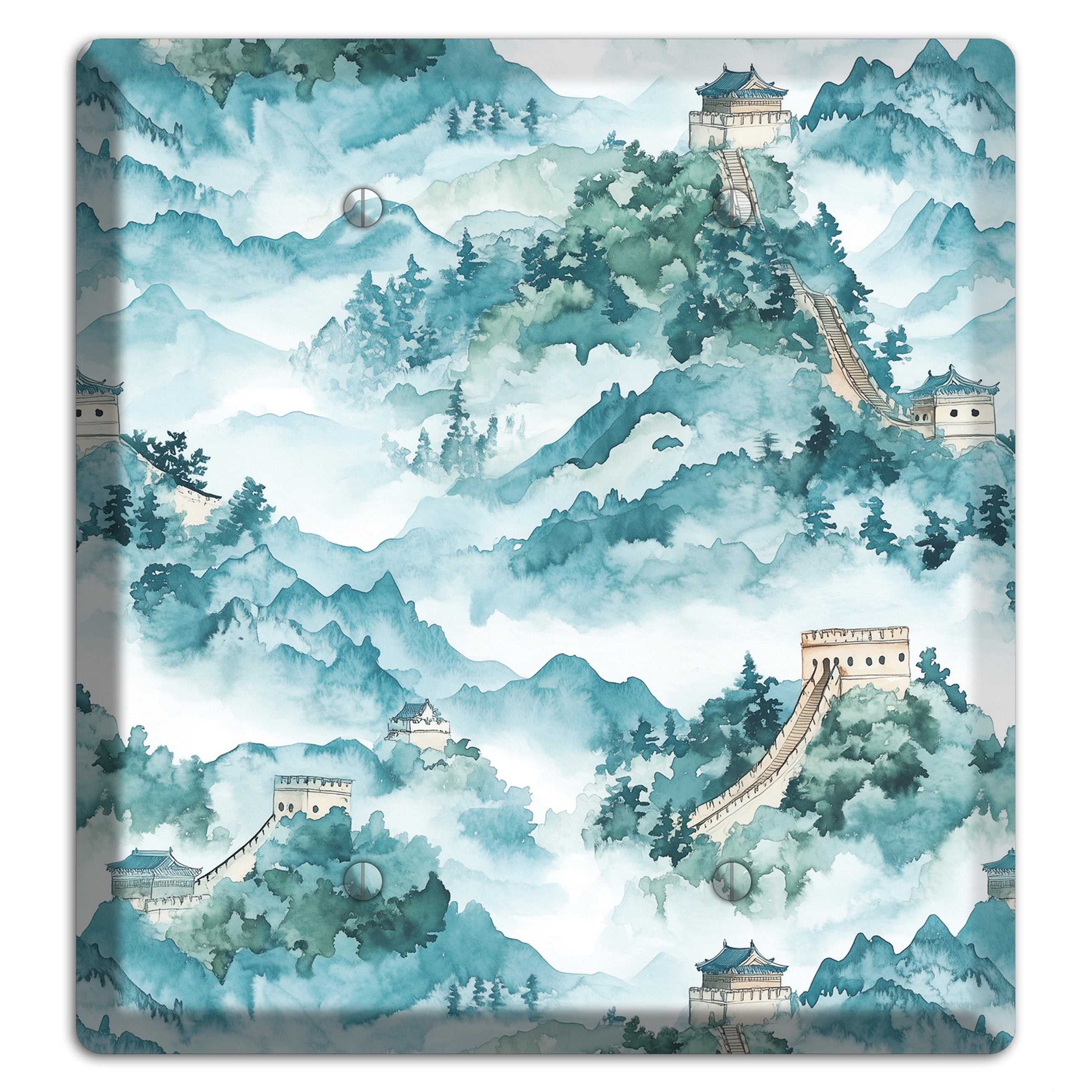 Watchtower in Mist 2 Blank Wallplate