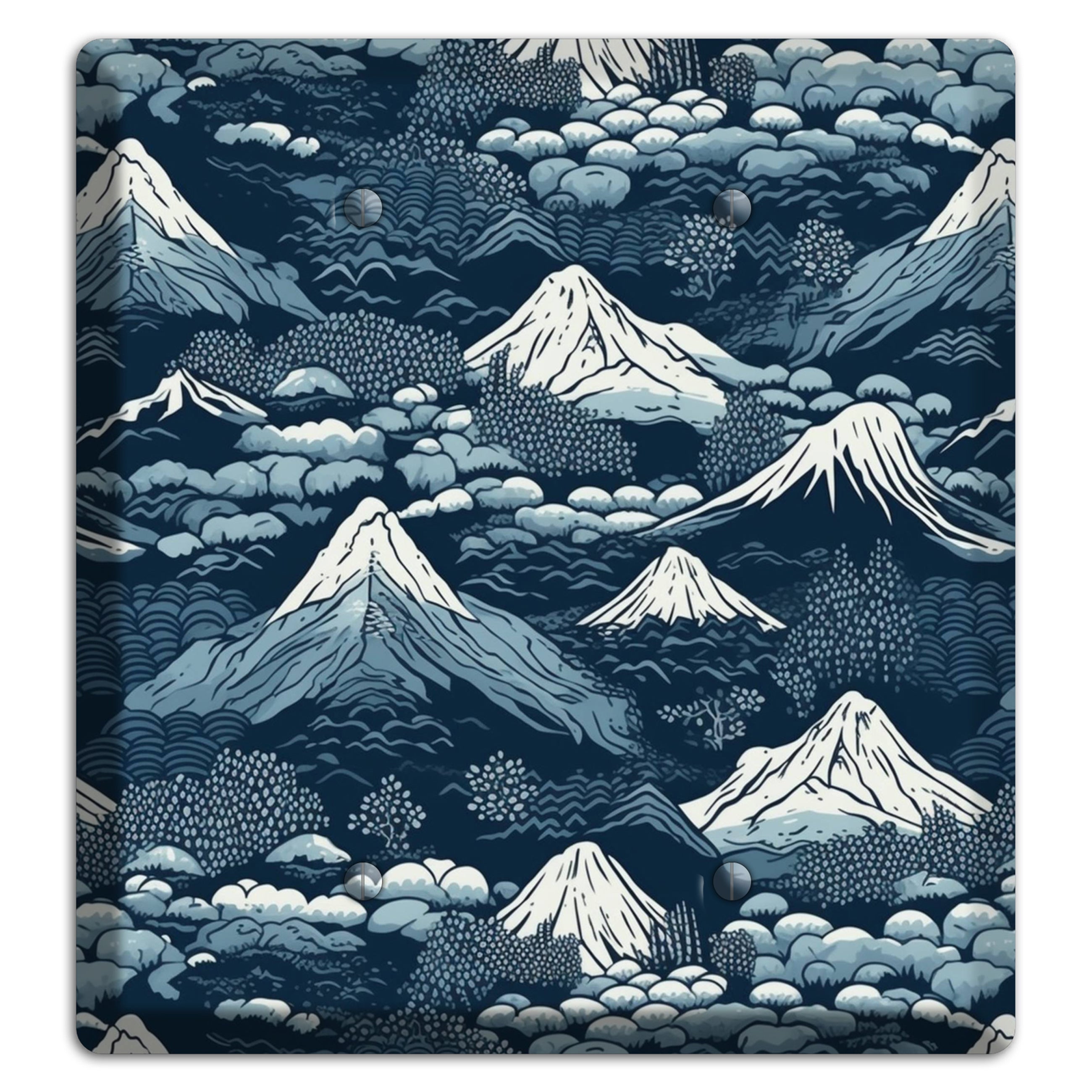 Summit & Fog 2 Blank Wallplate