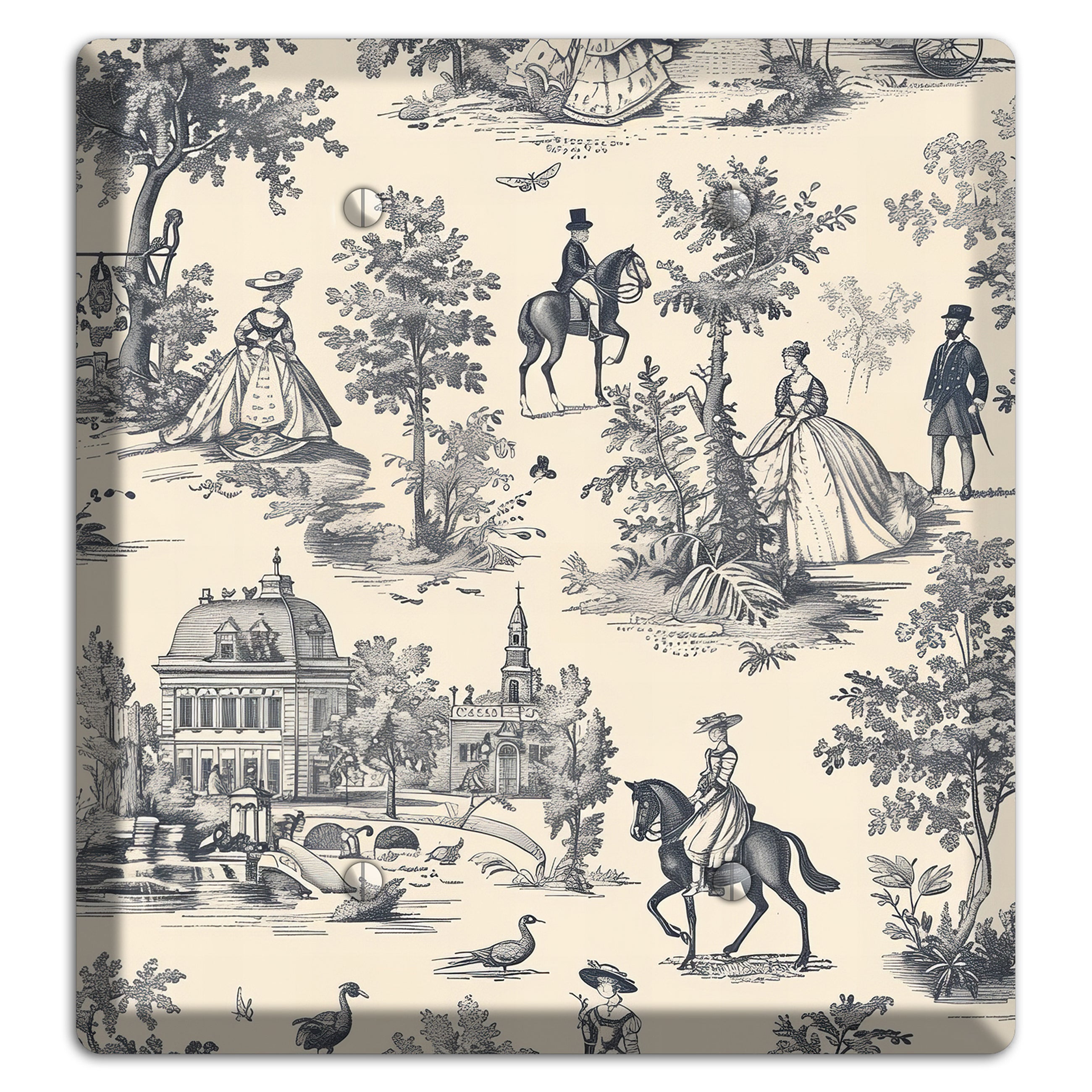 Country Estate Promenade 2 Blank Wallplate