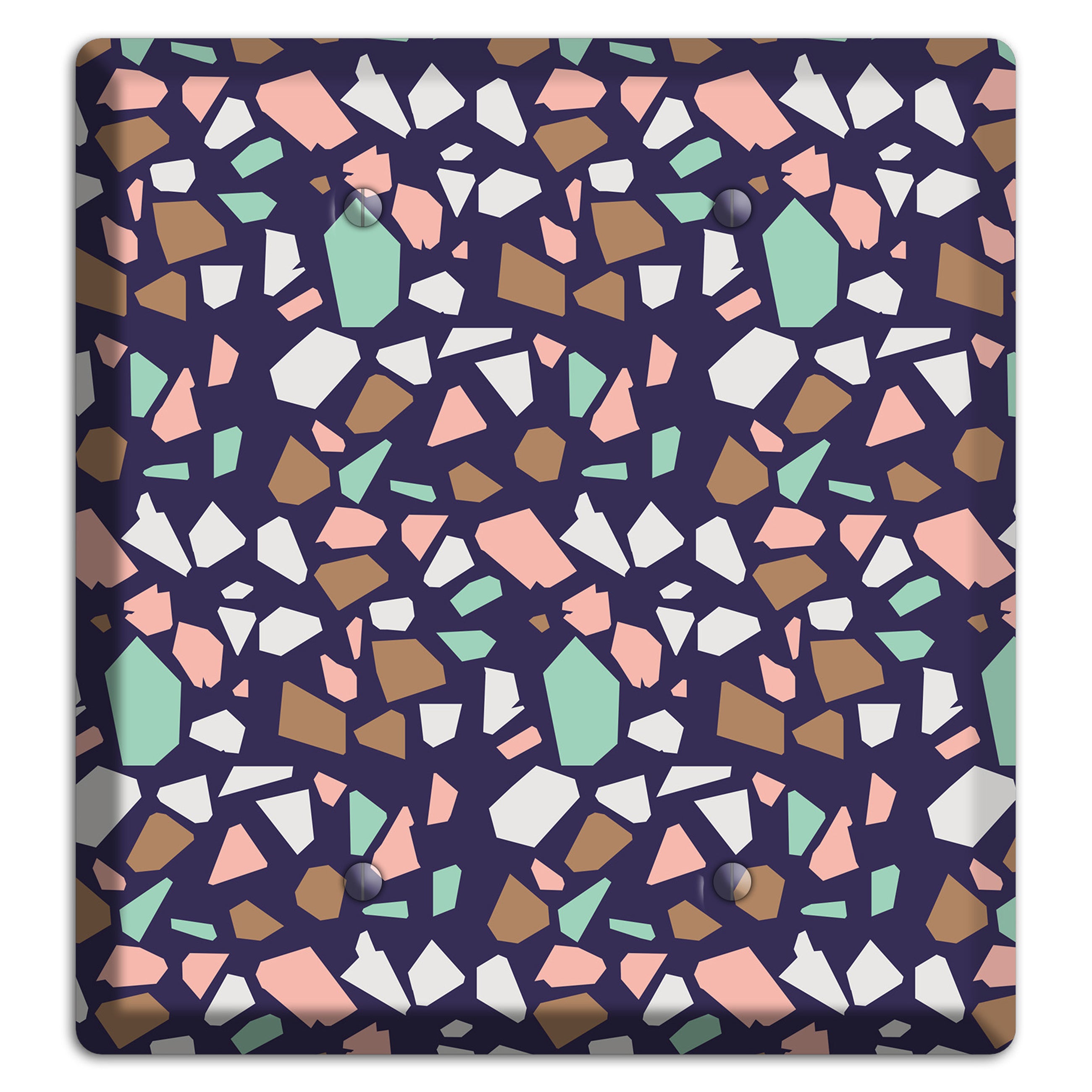 Midnight Mosaic 2 Blank Wallplate