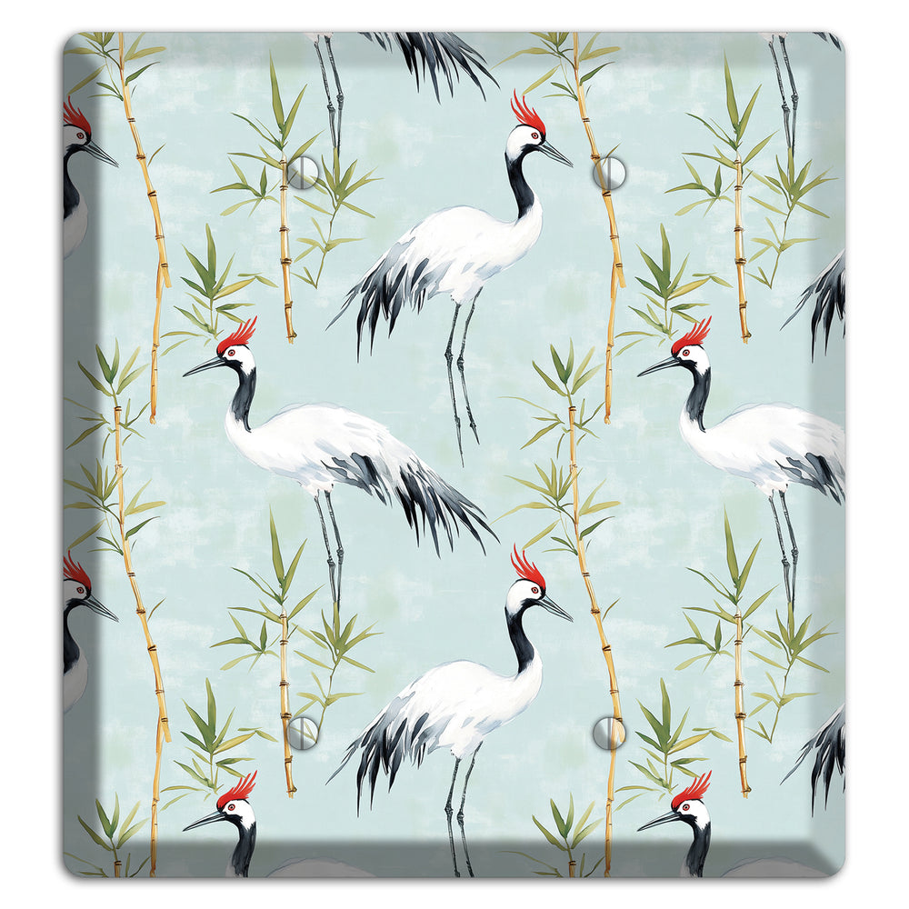 Celadon Bamboo Vigil 2 Blank Wallplate