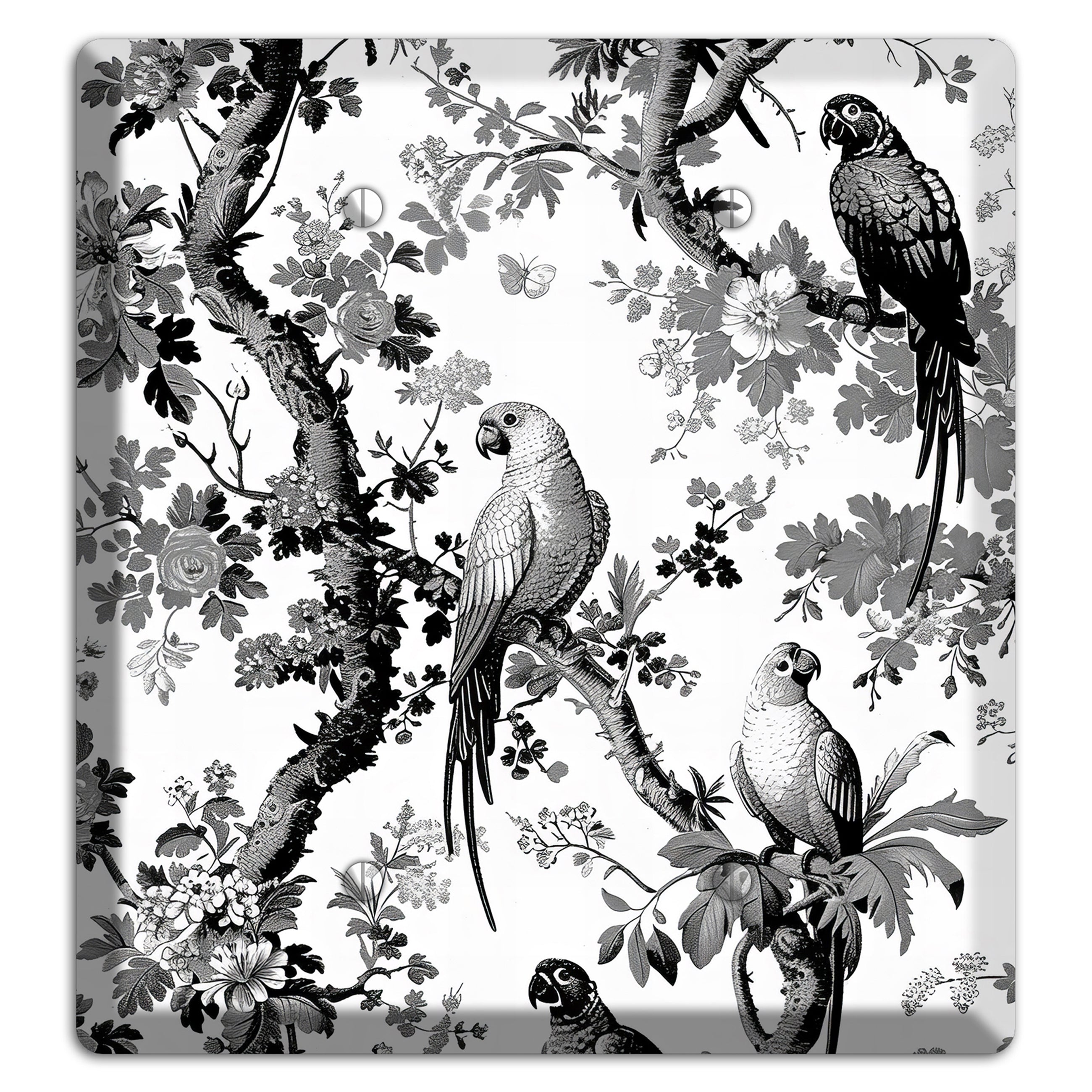 Parlor of Parrots 2 Blank Wallplate