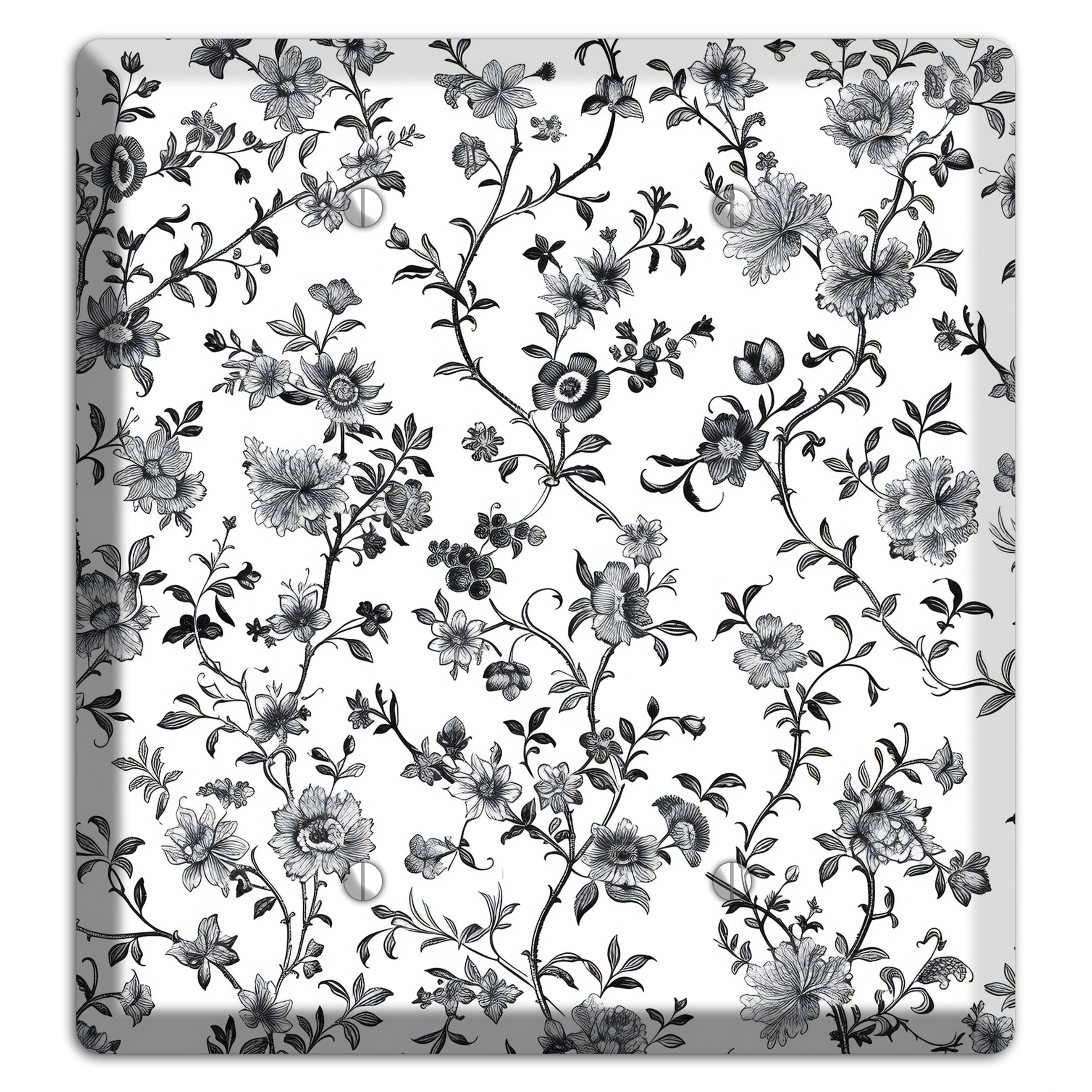 Ink & Ivory Thicket 2 Blank Wallplate