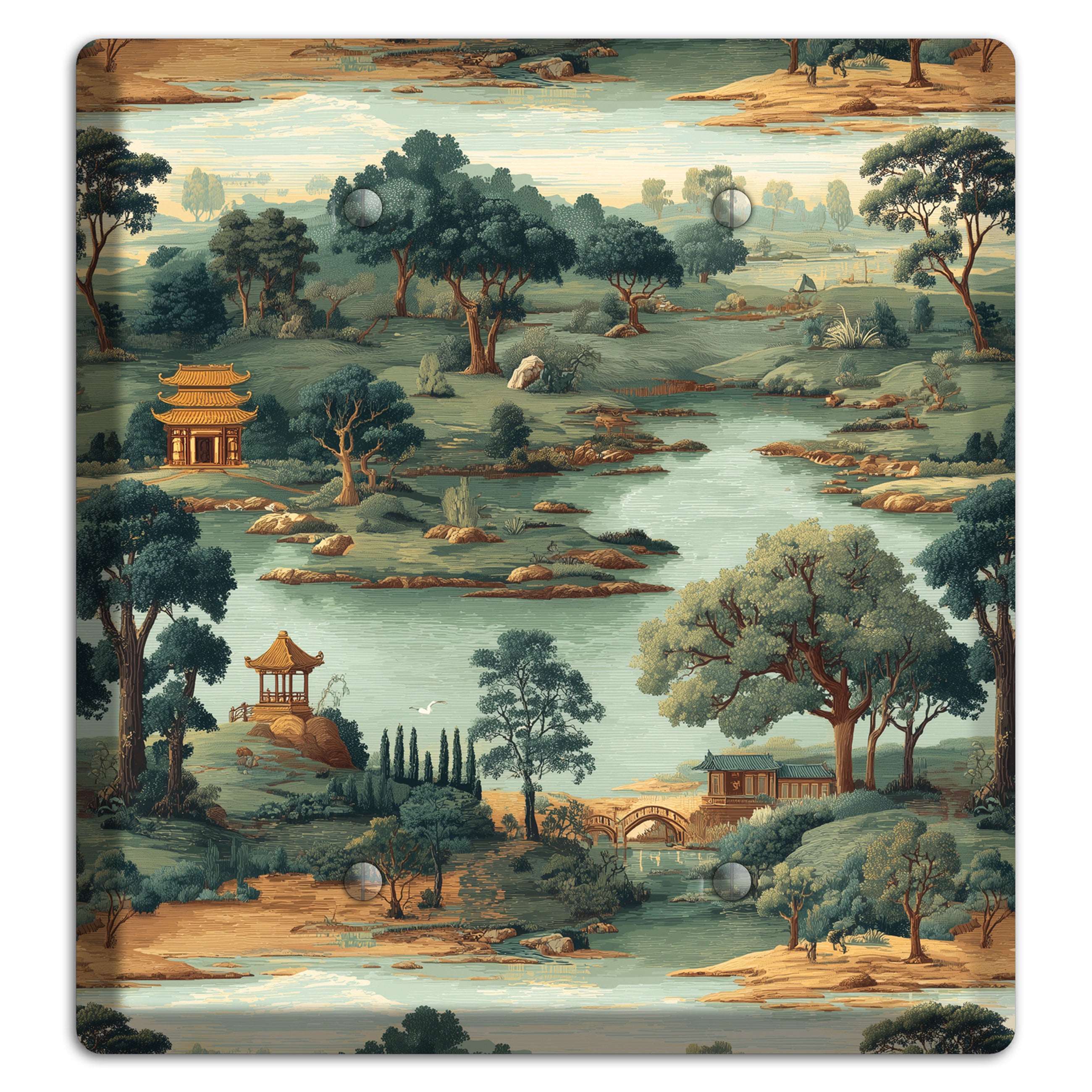 Pavilion and Stream 2 Blank Wallplate