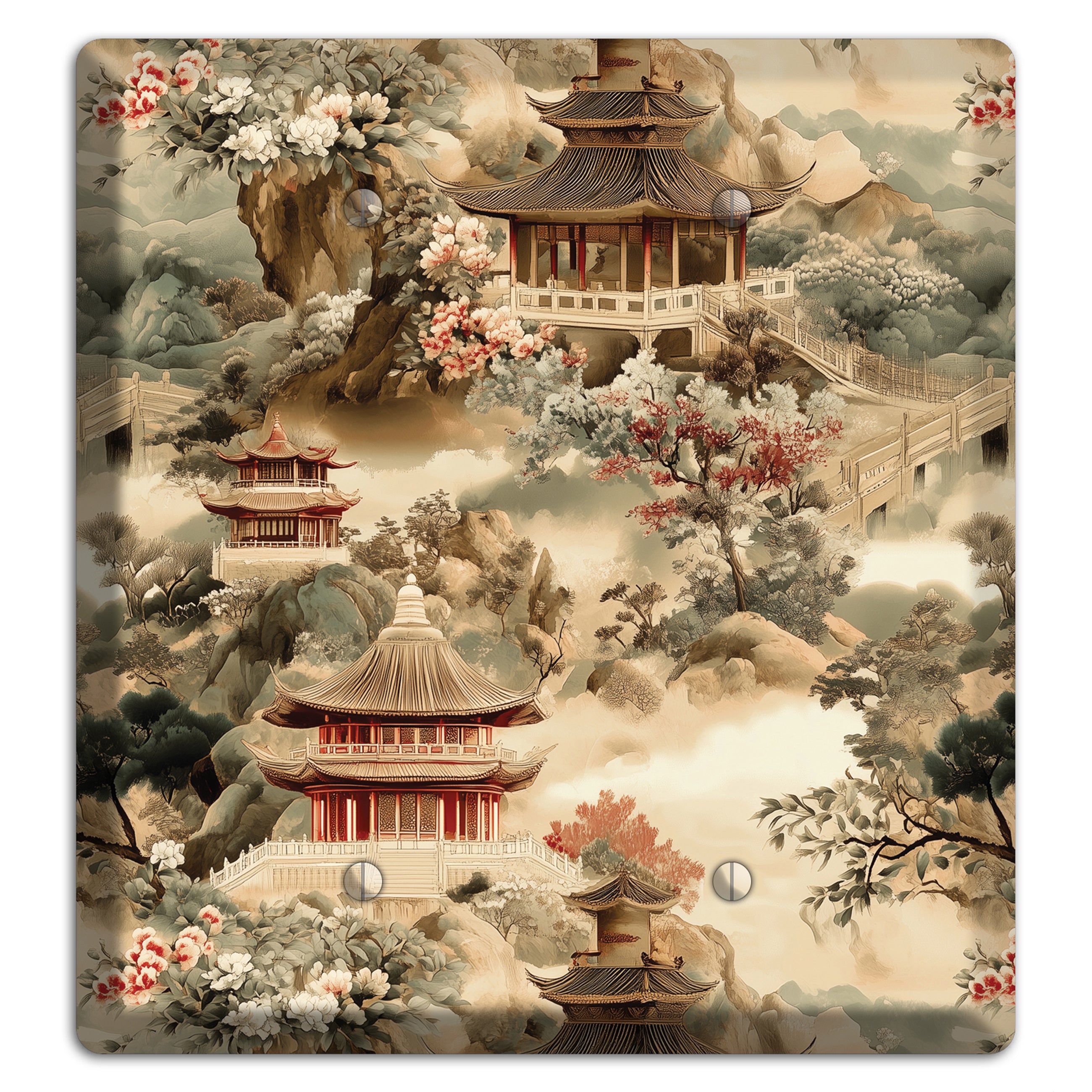 Jade Mountain Reverie 2 Blank Wallplate