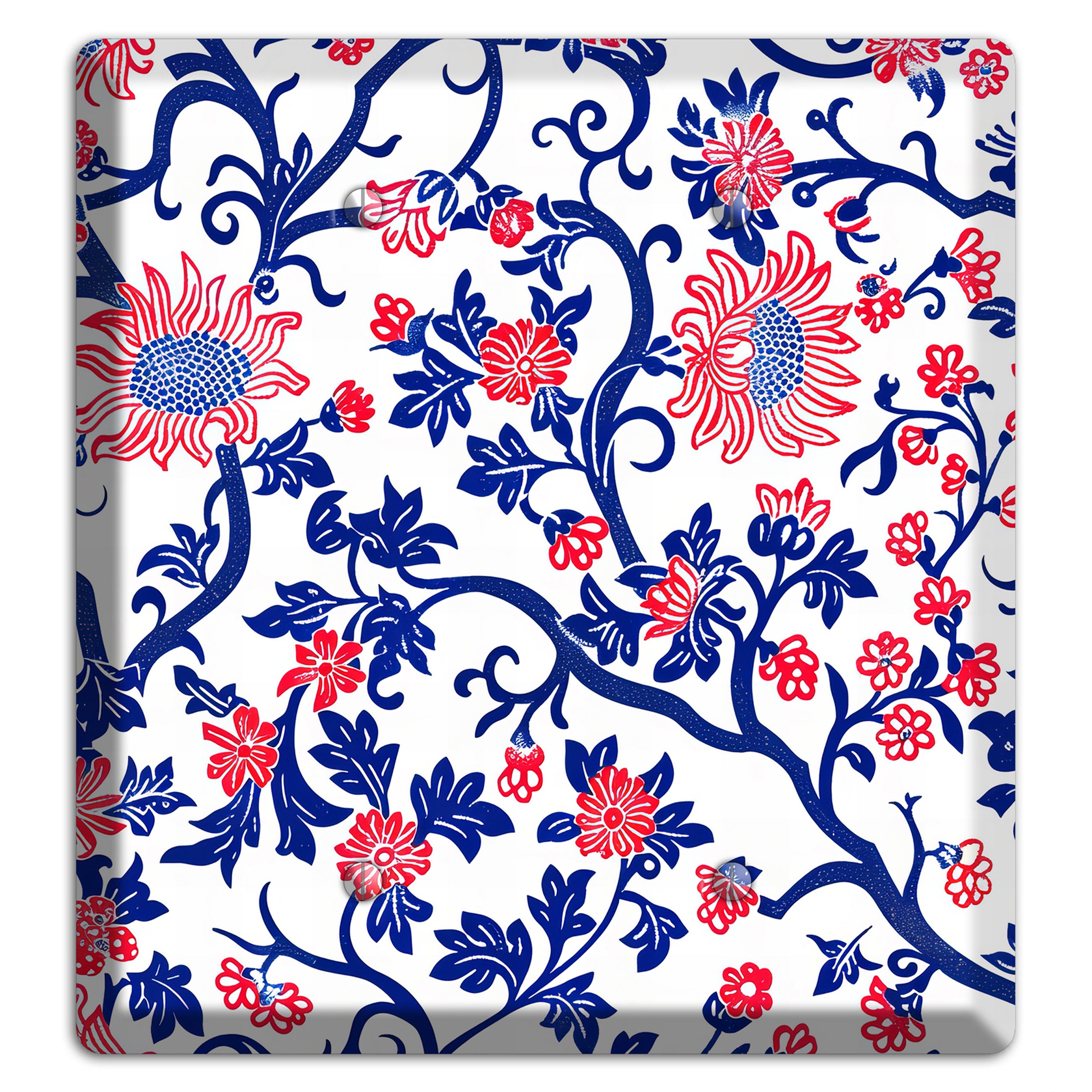 Crimson Vine Riot 2 Blank Wallplate