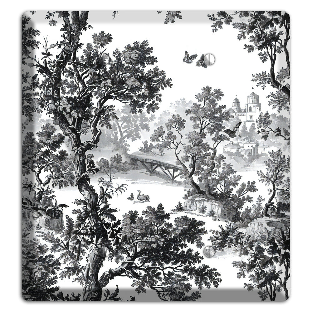 Woodland Chapel Mist 2 Blank Wallplate