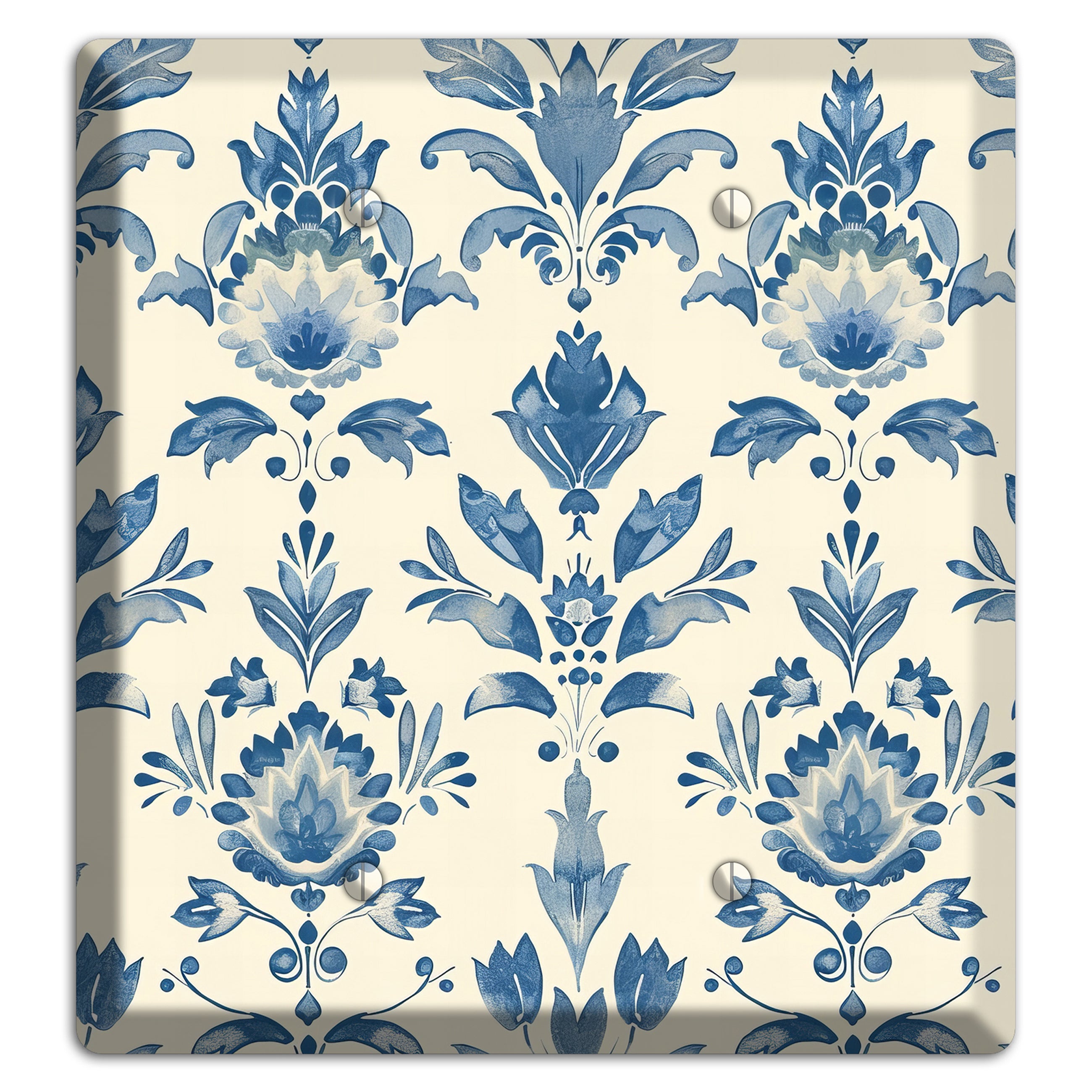 Bloom & Indigo 2 Blank Wallplate