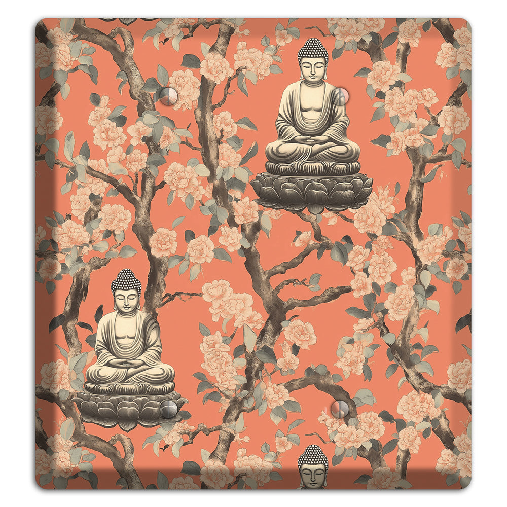 Lotus & Bough 2 Blank Wallplate