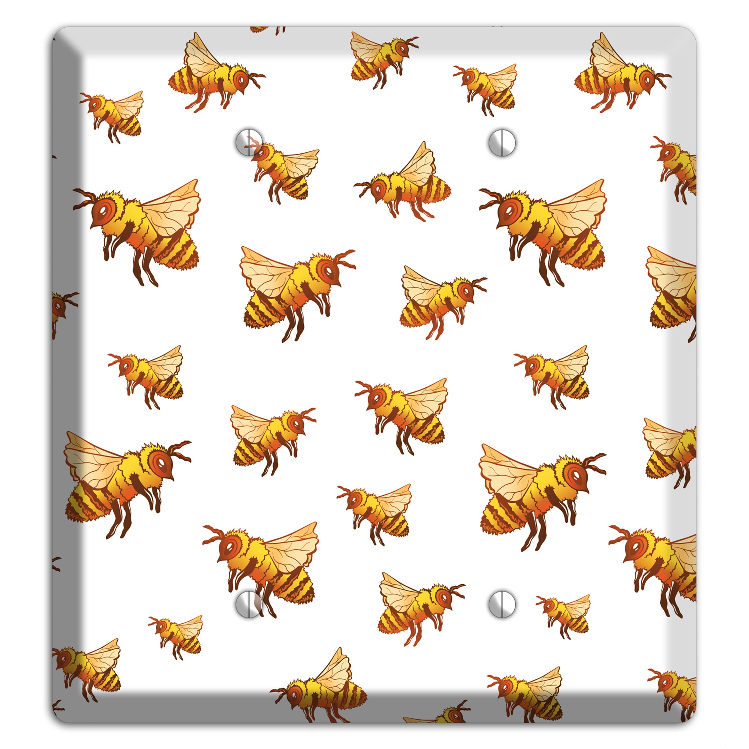 Golden Swarm Dance 2 Blank Wallplate