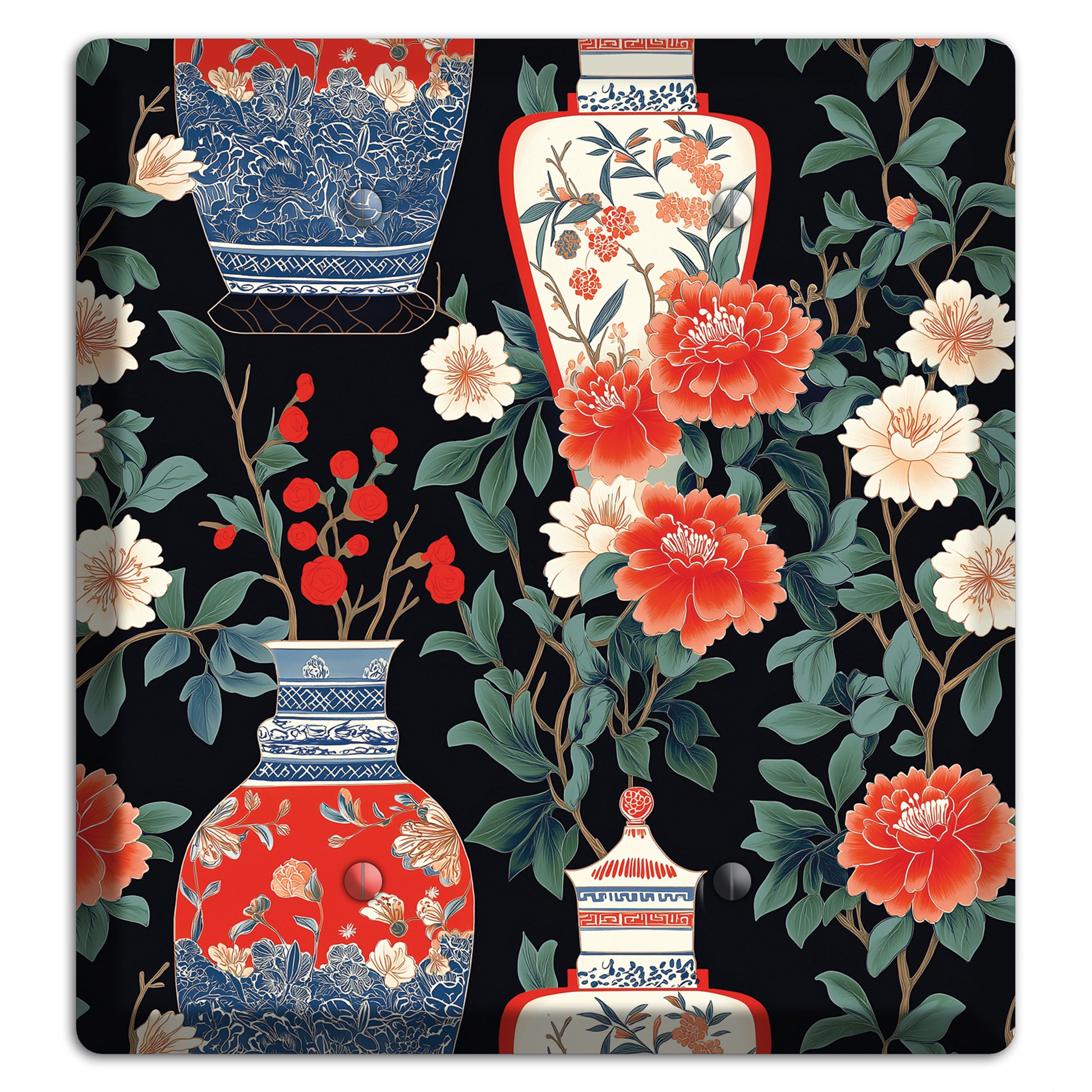 Porcelain Garden Dusk 2 Blank Wallplate