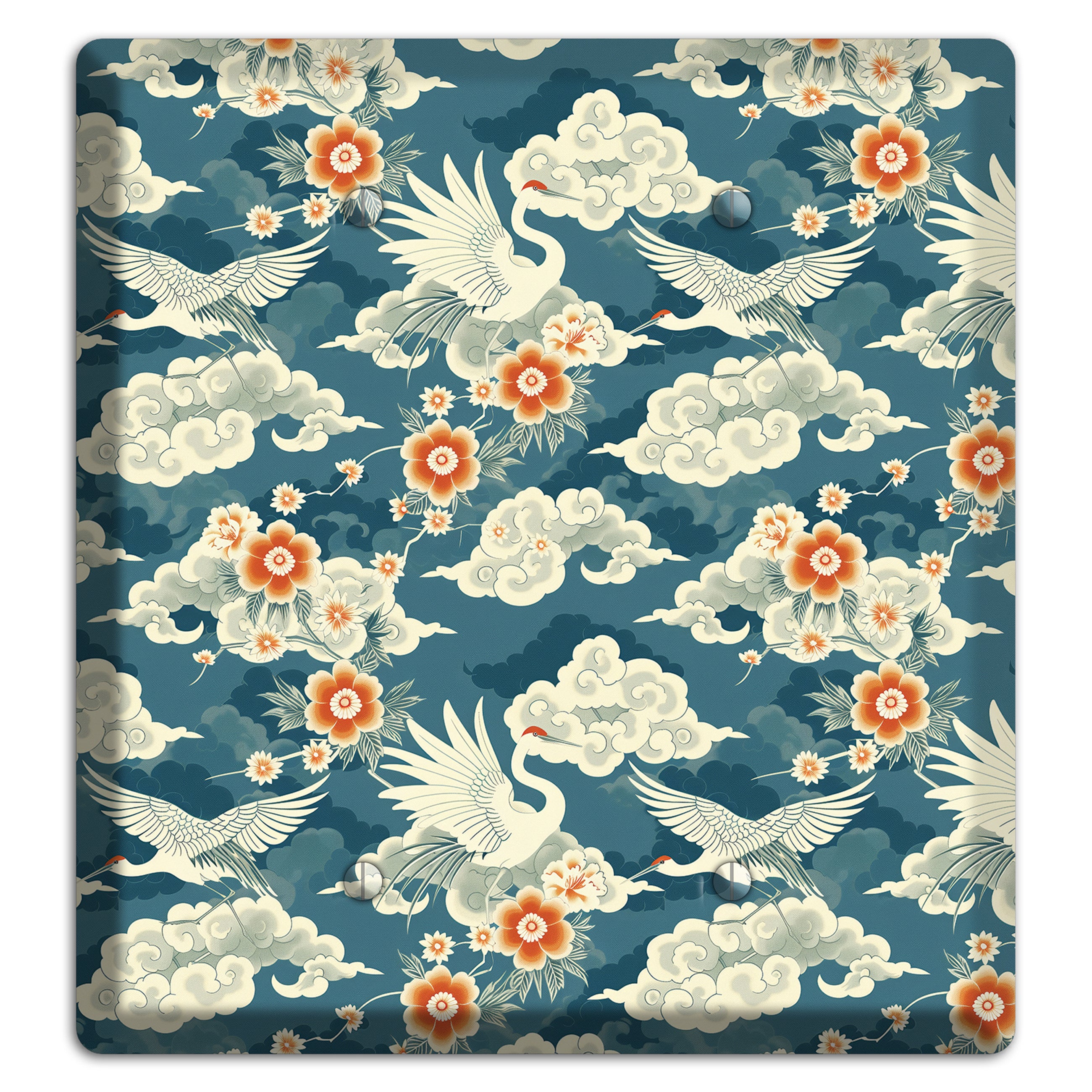 Teal Crane Ascendant 2 Blank Wallplate