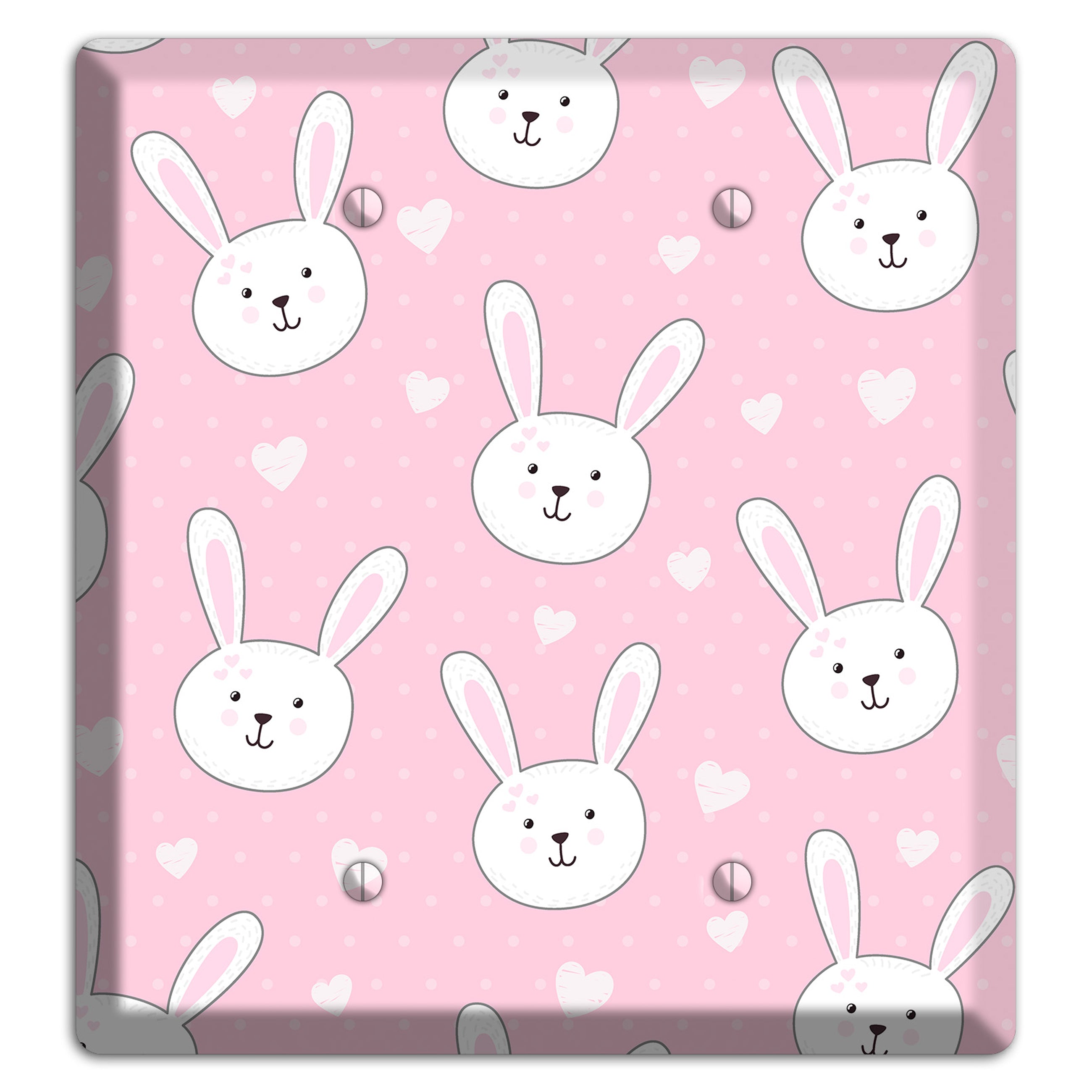 Bunny Love 2 Blank Wallplate