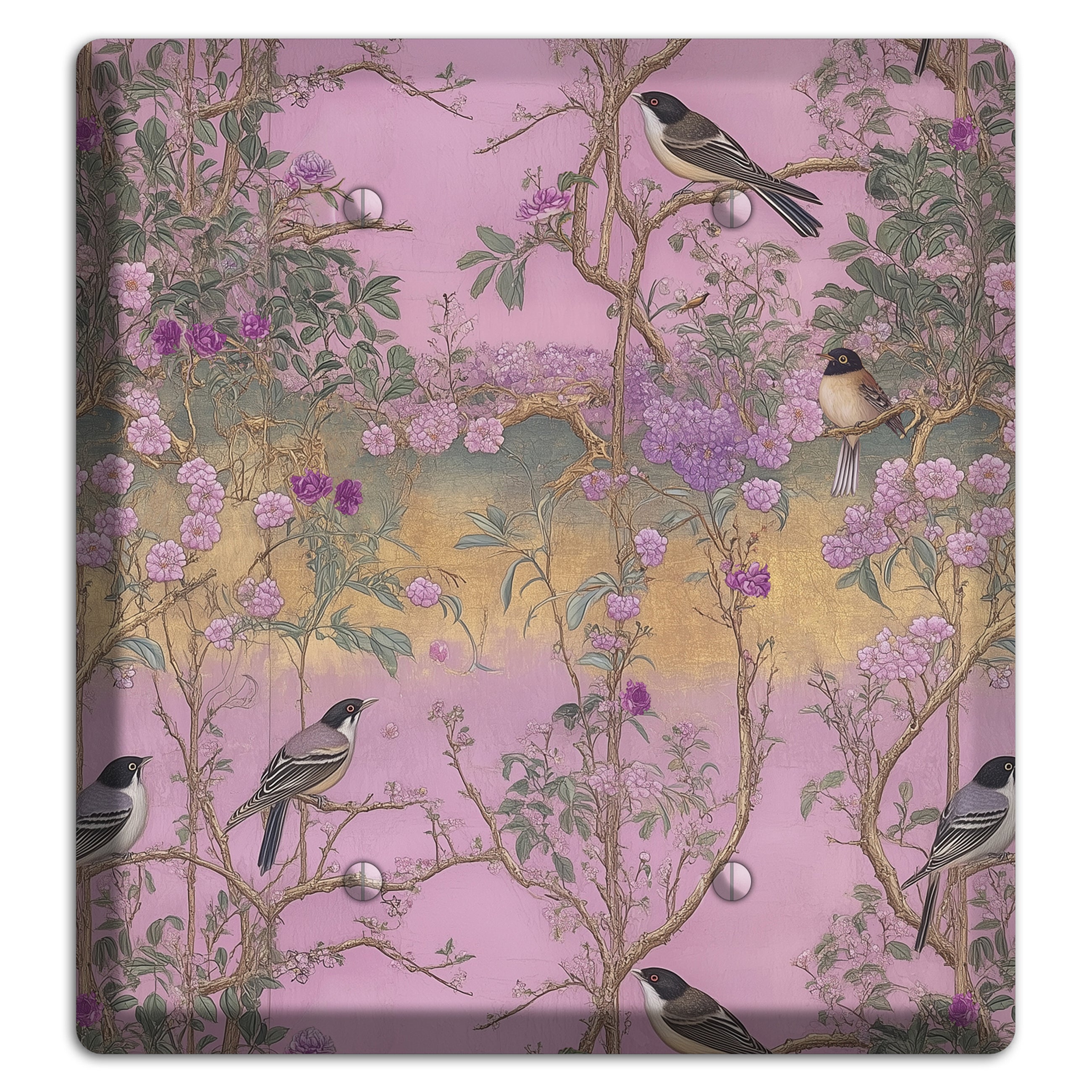 Songbird Twilight Garden 2 Blank Wallplate