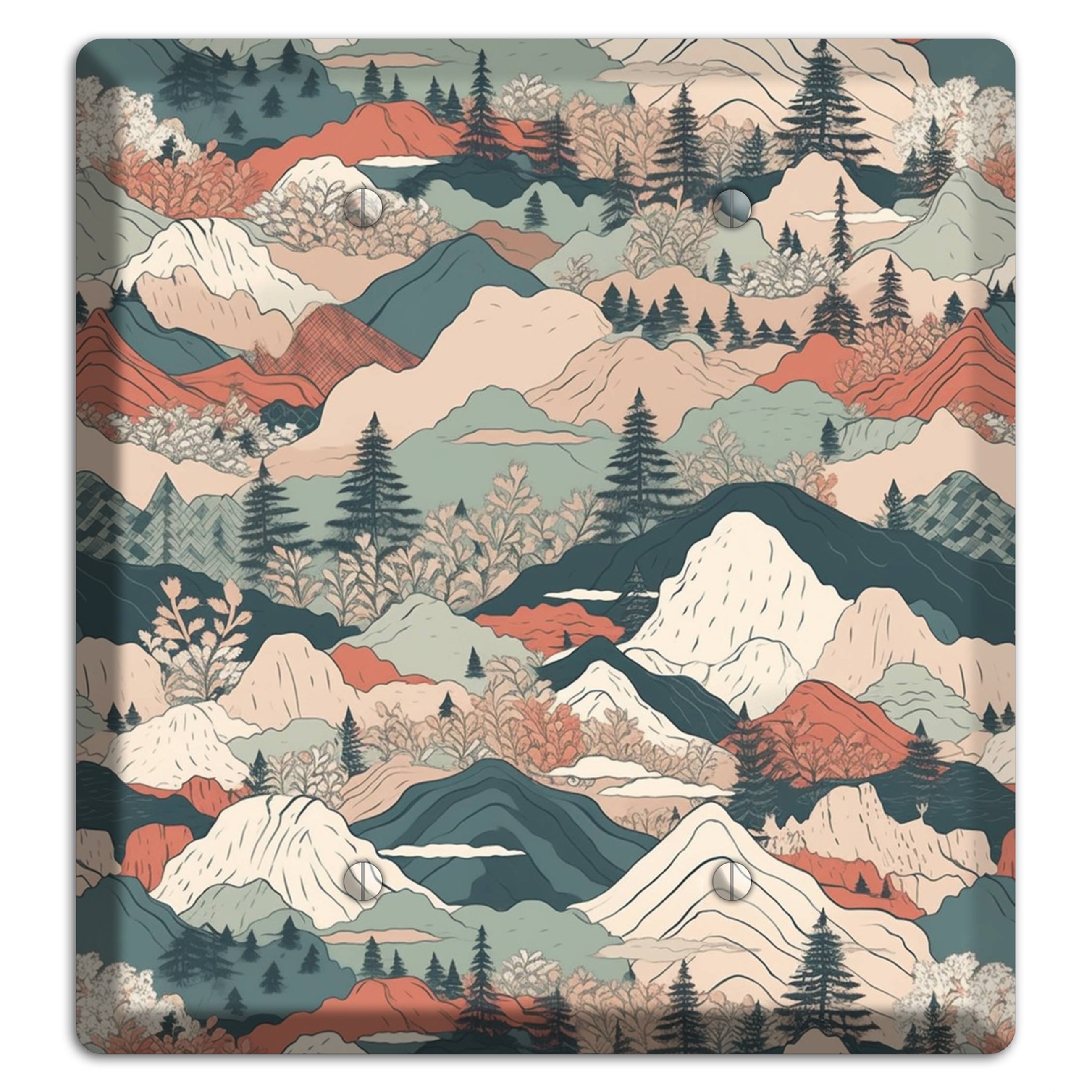 Alpine Paper Trail 2 Blank Wallplate