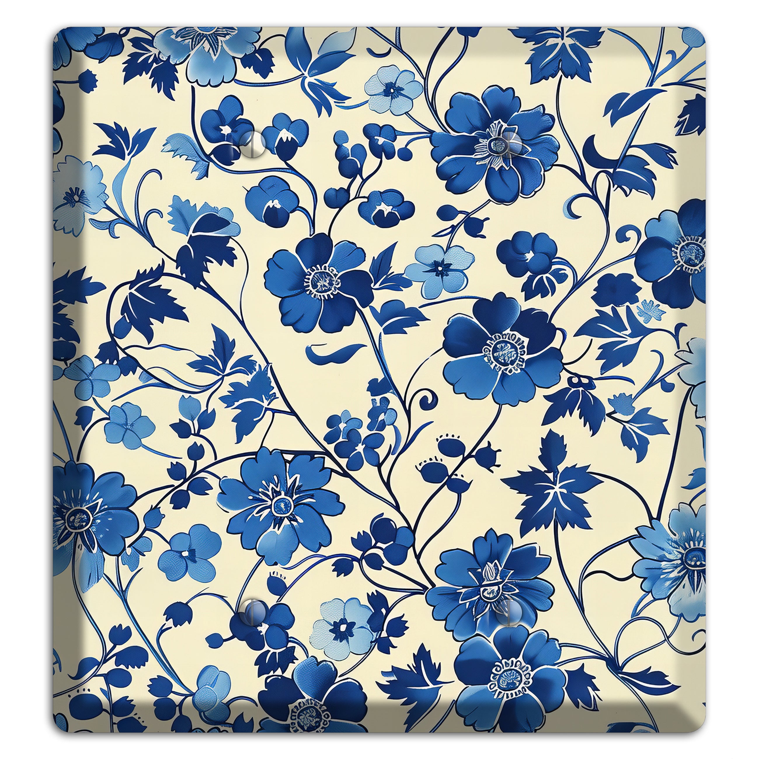 Porcelain Garden Riot 2 Blank Wallplate