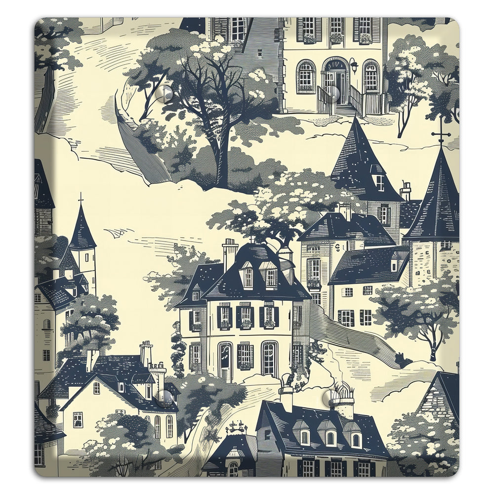 Village on the Hill 2 Blank Wallplate