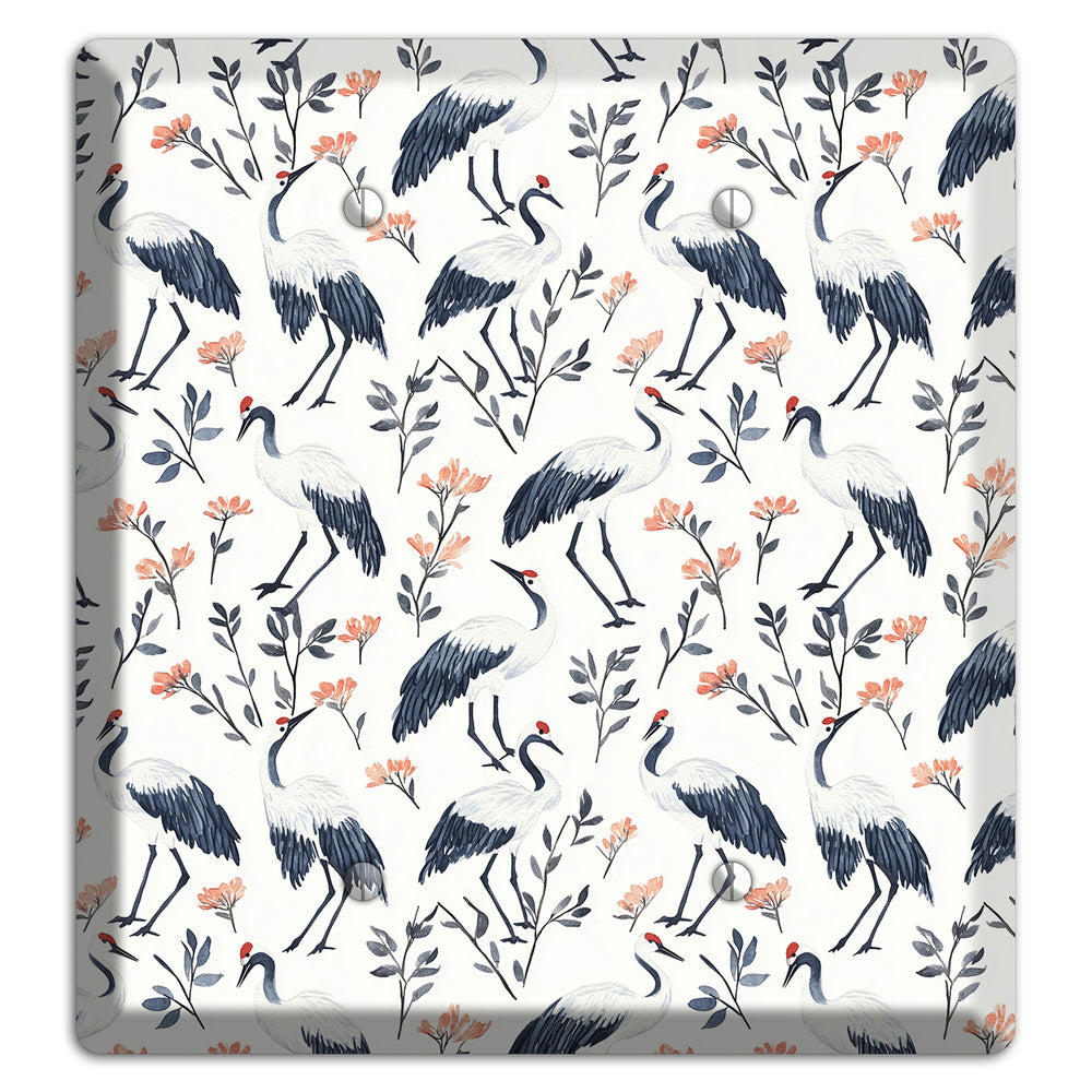 Slate & Coral Marsh 2 Blank Wallplate