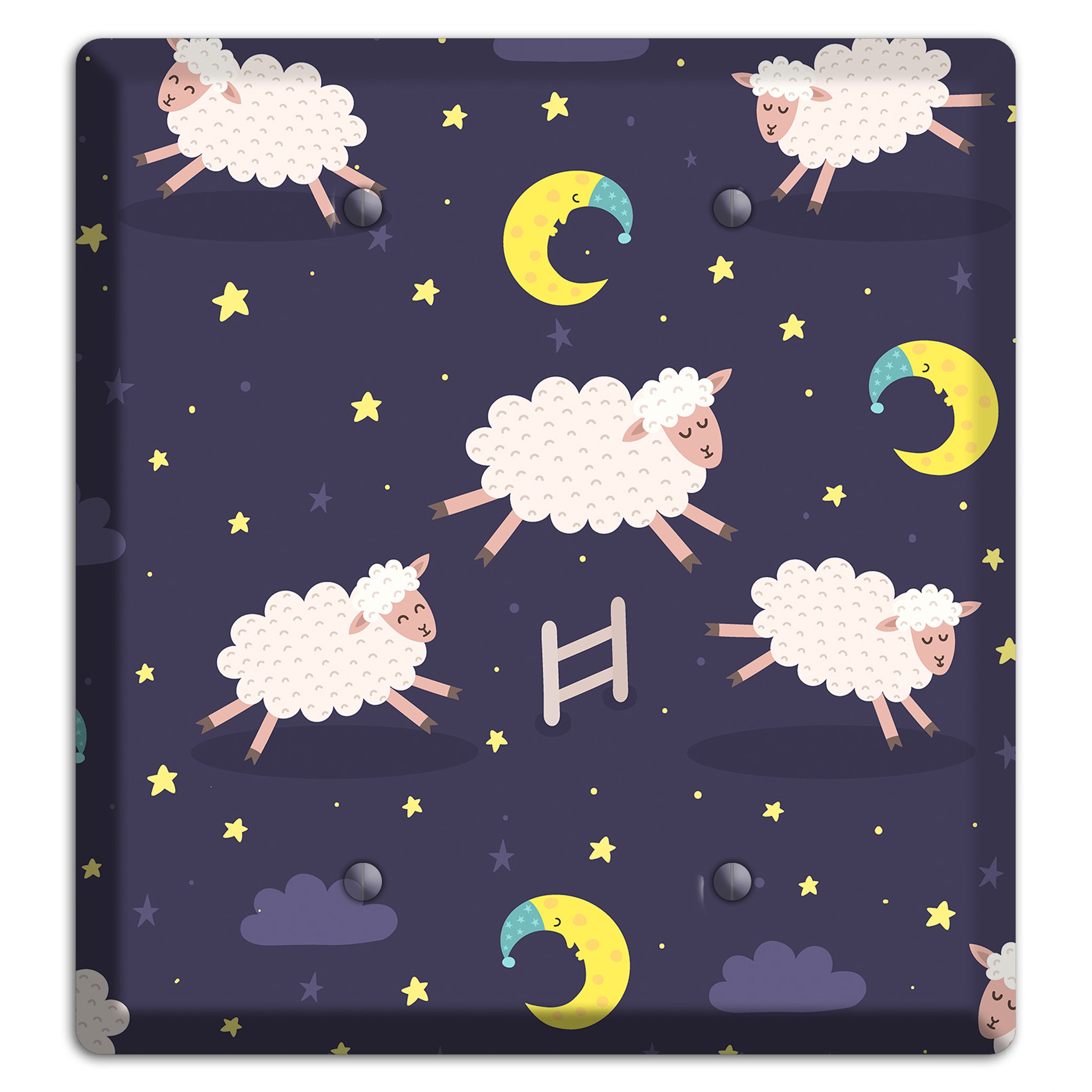 Counting Sheep 2 Blank Wallplate