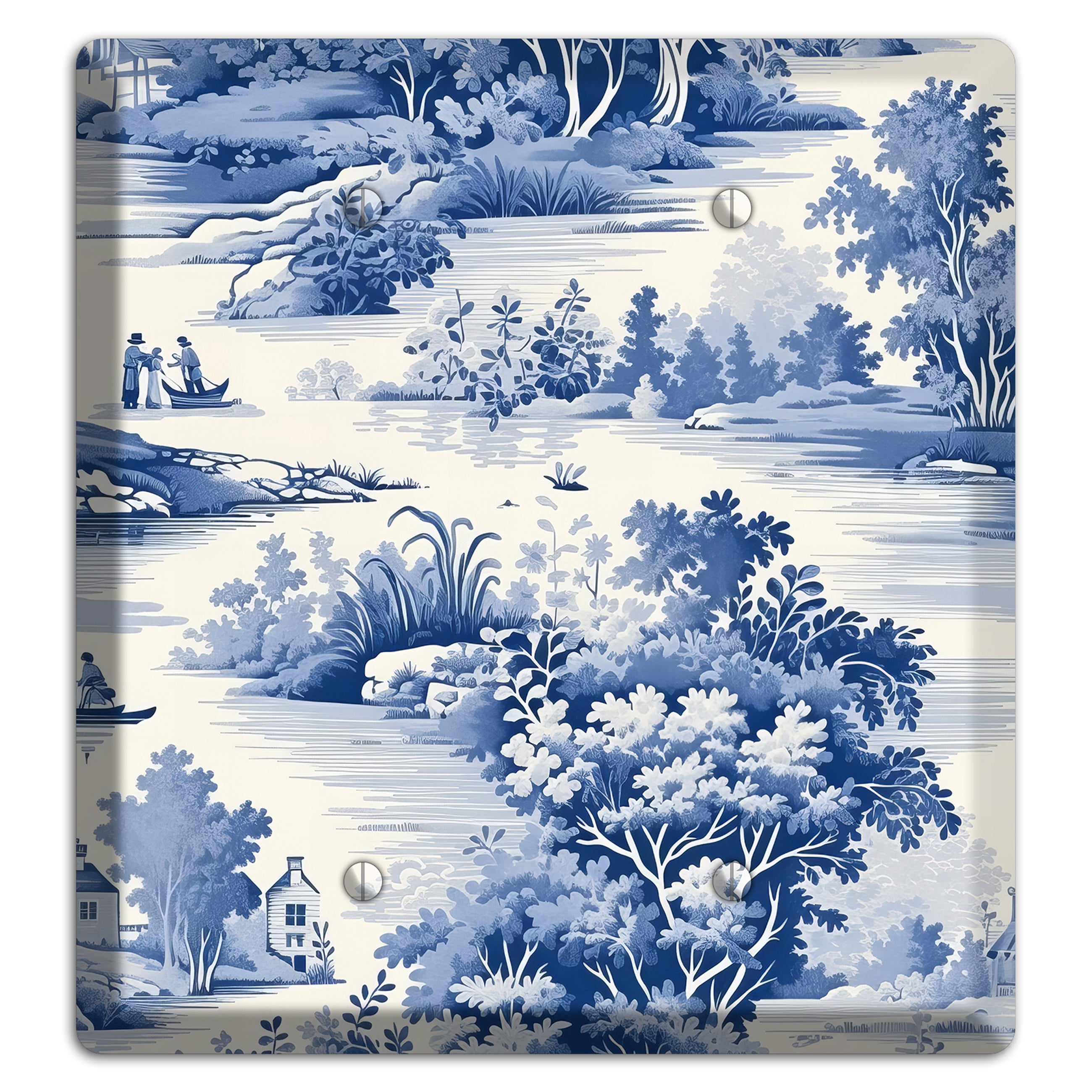 River & Reverie 2 Blank Wallplate