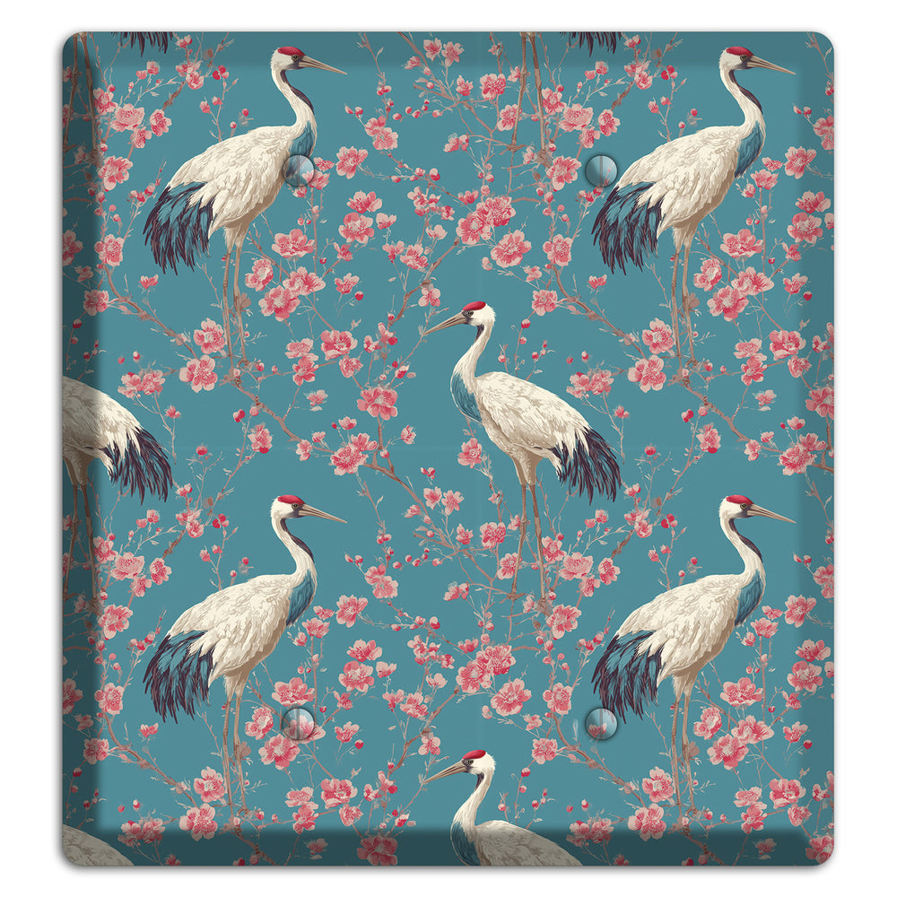 Azure Blossom Vigil 2 Blank Wallplate