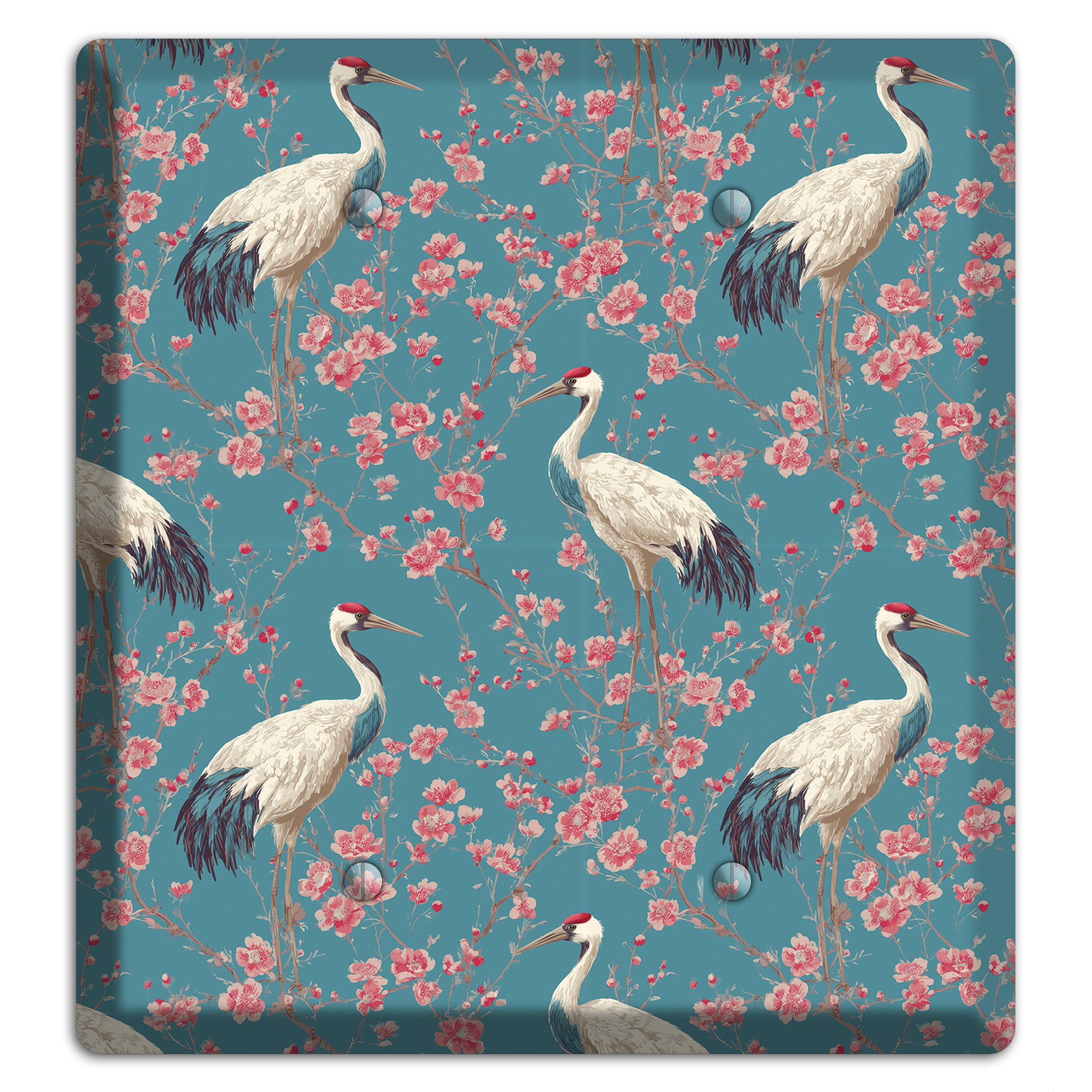 Azure Blossom Vigil 2 Blank Wallplate